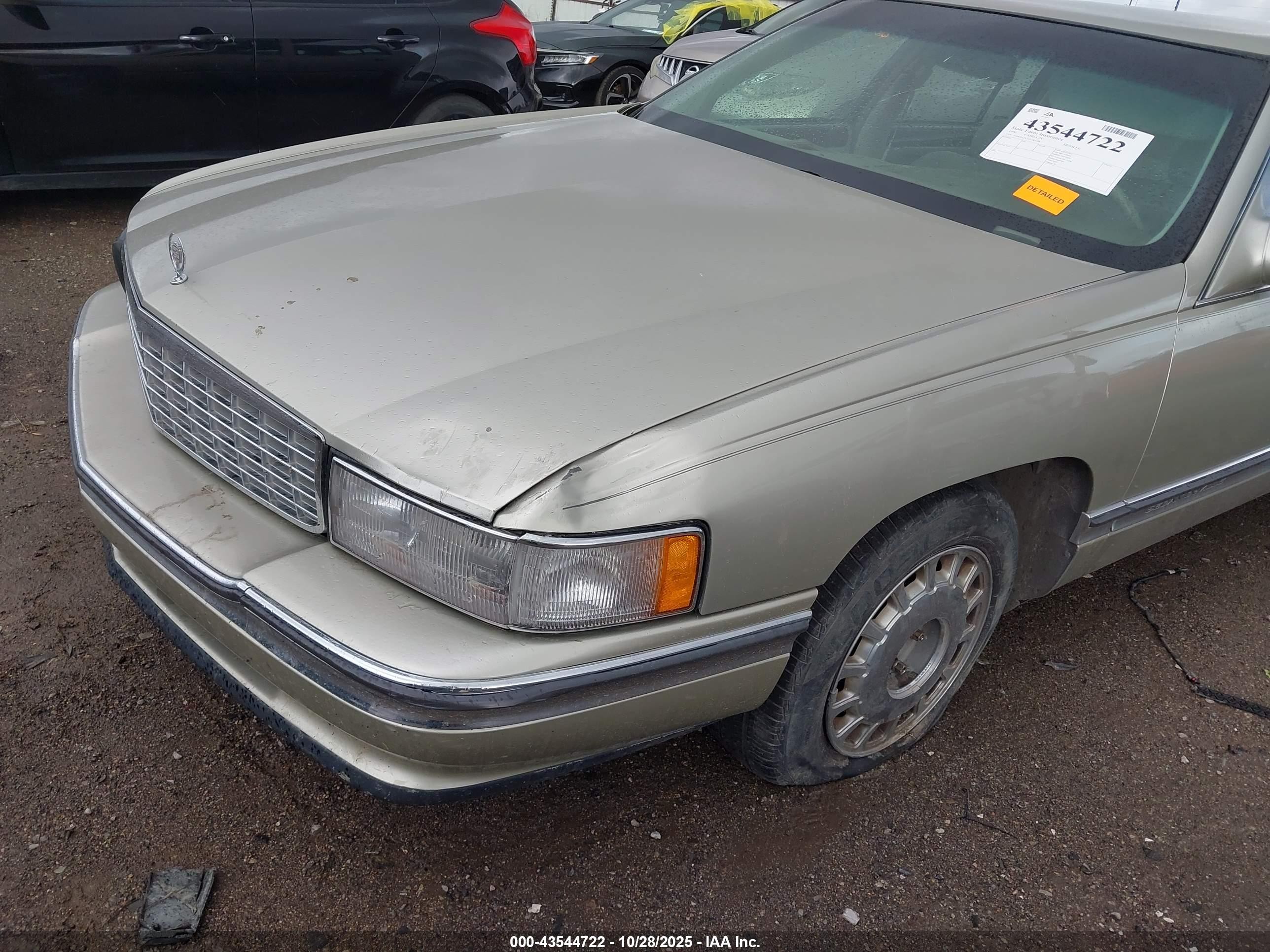 1996 Cadillac Deville   Gray vin: 1G6KD52Y7TU285194