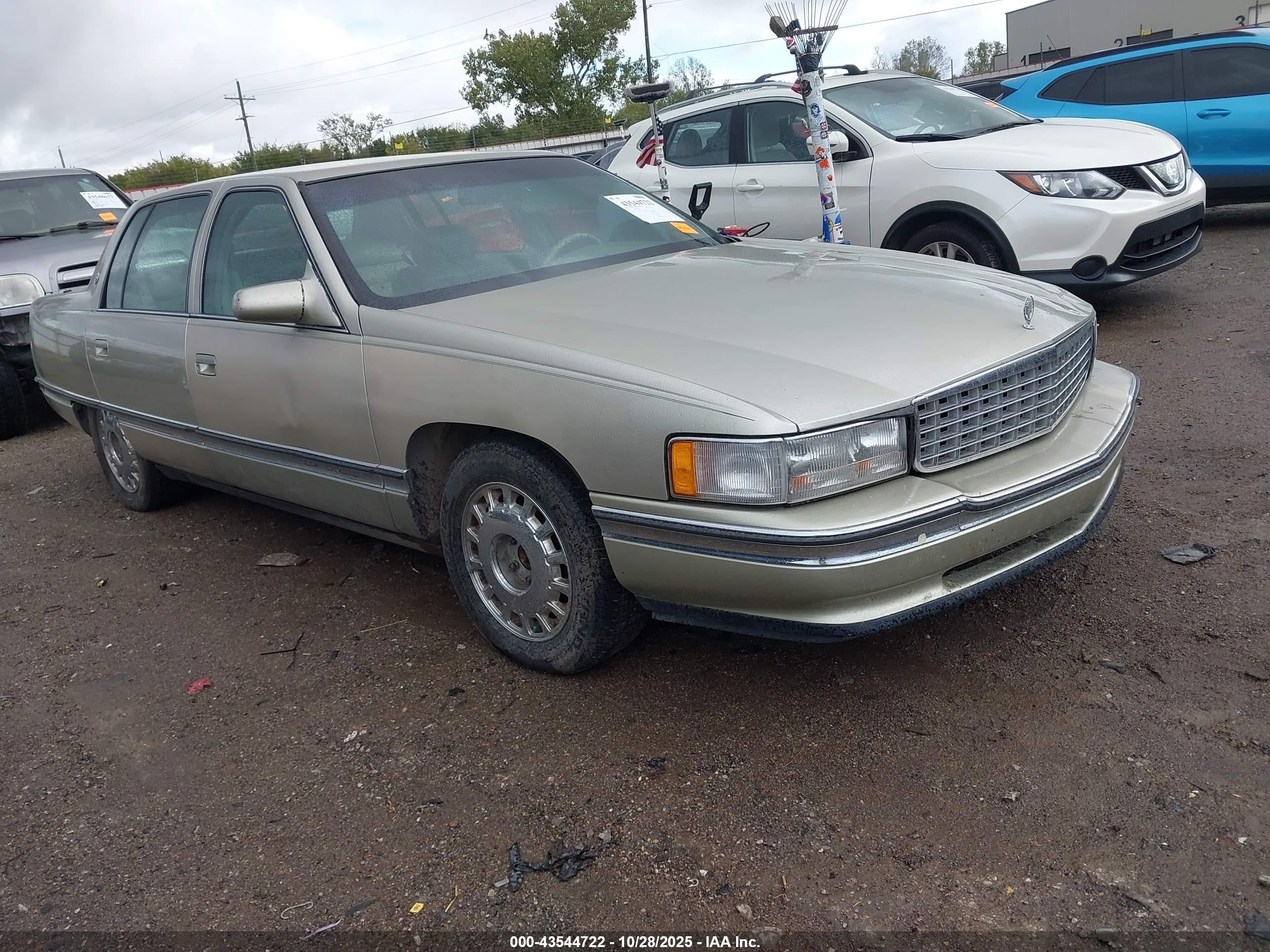 1996 Cadillac Deville   Gray vin: 1G6KD52Y7TU285194