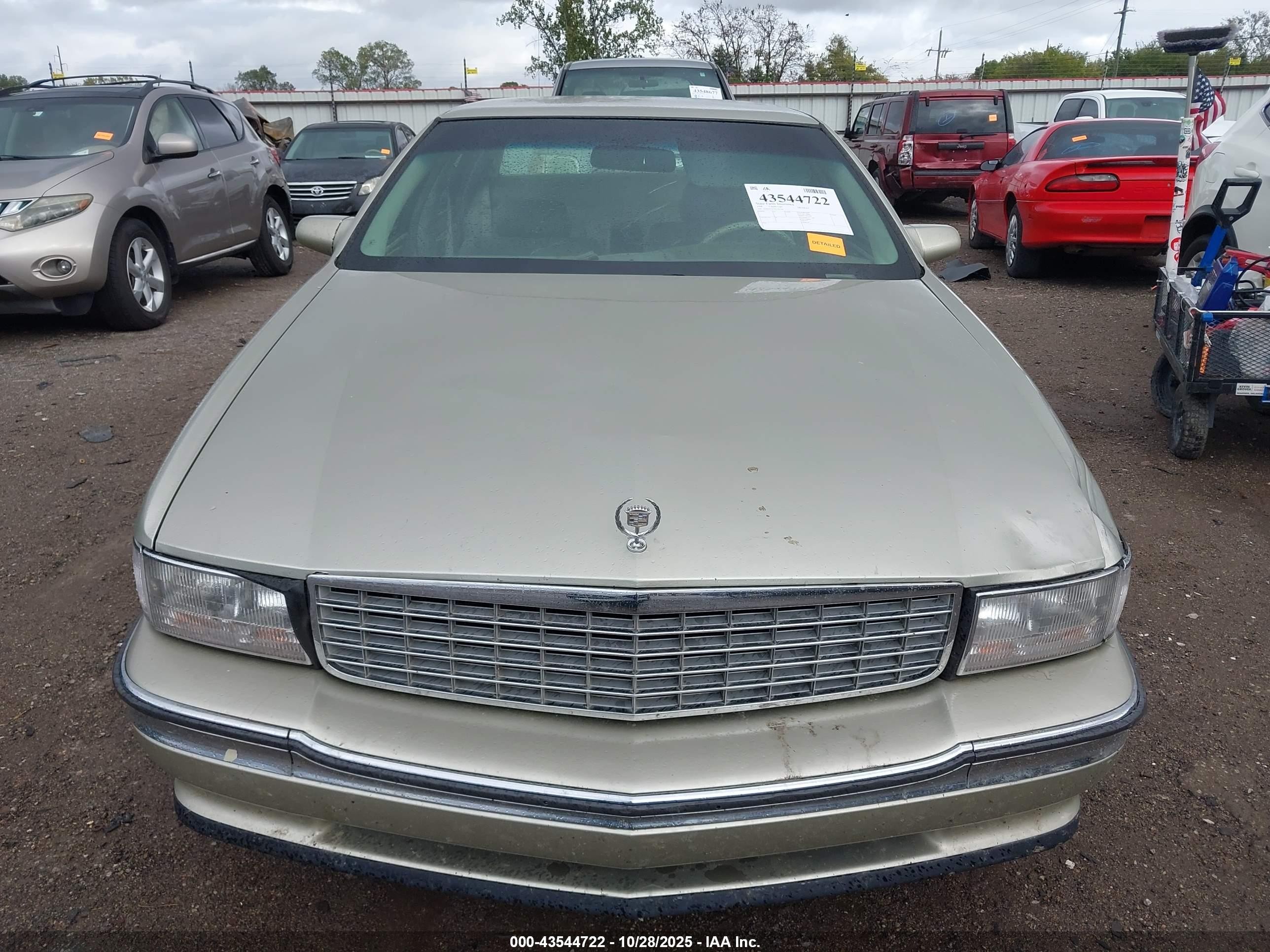 1996 Cadillac Deville   Gray vin: 1G6KD52Y7TU285194