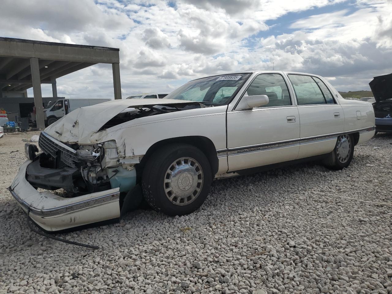 1996 Cadillac Deville Белый vin: 1G6KD52Y7TU298382