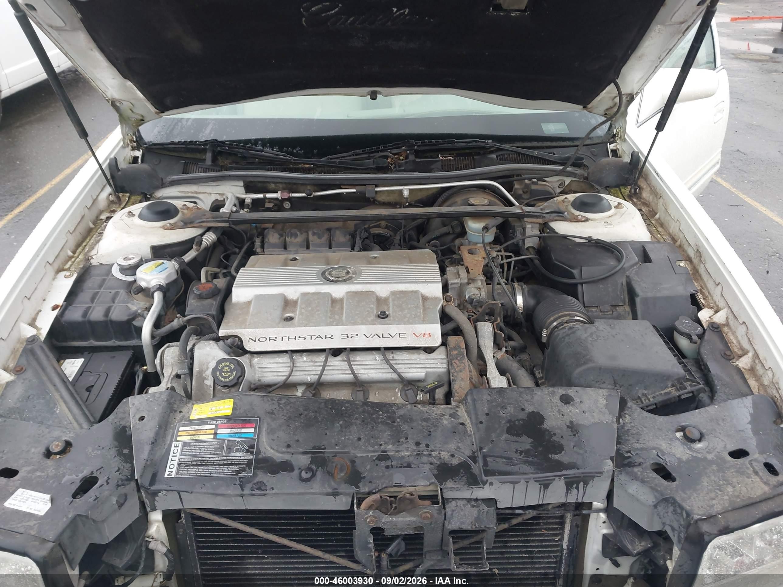 1997 Cadillac Deville Standard White vin: 1G6KD52Y7VU203404
