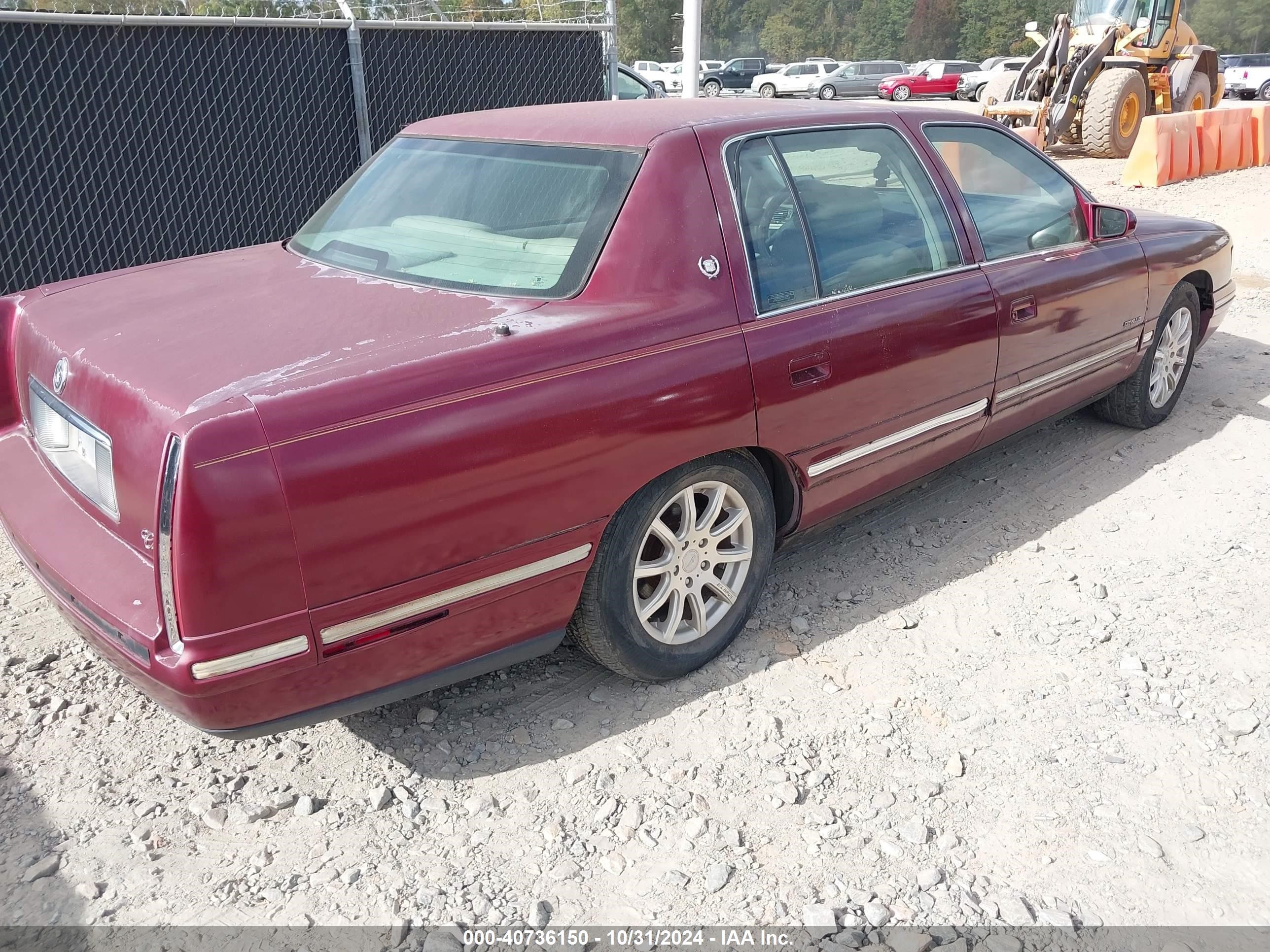 1997 Cadillac Deville Standard Maroon vin: 1G6KD52Y8VU206974