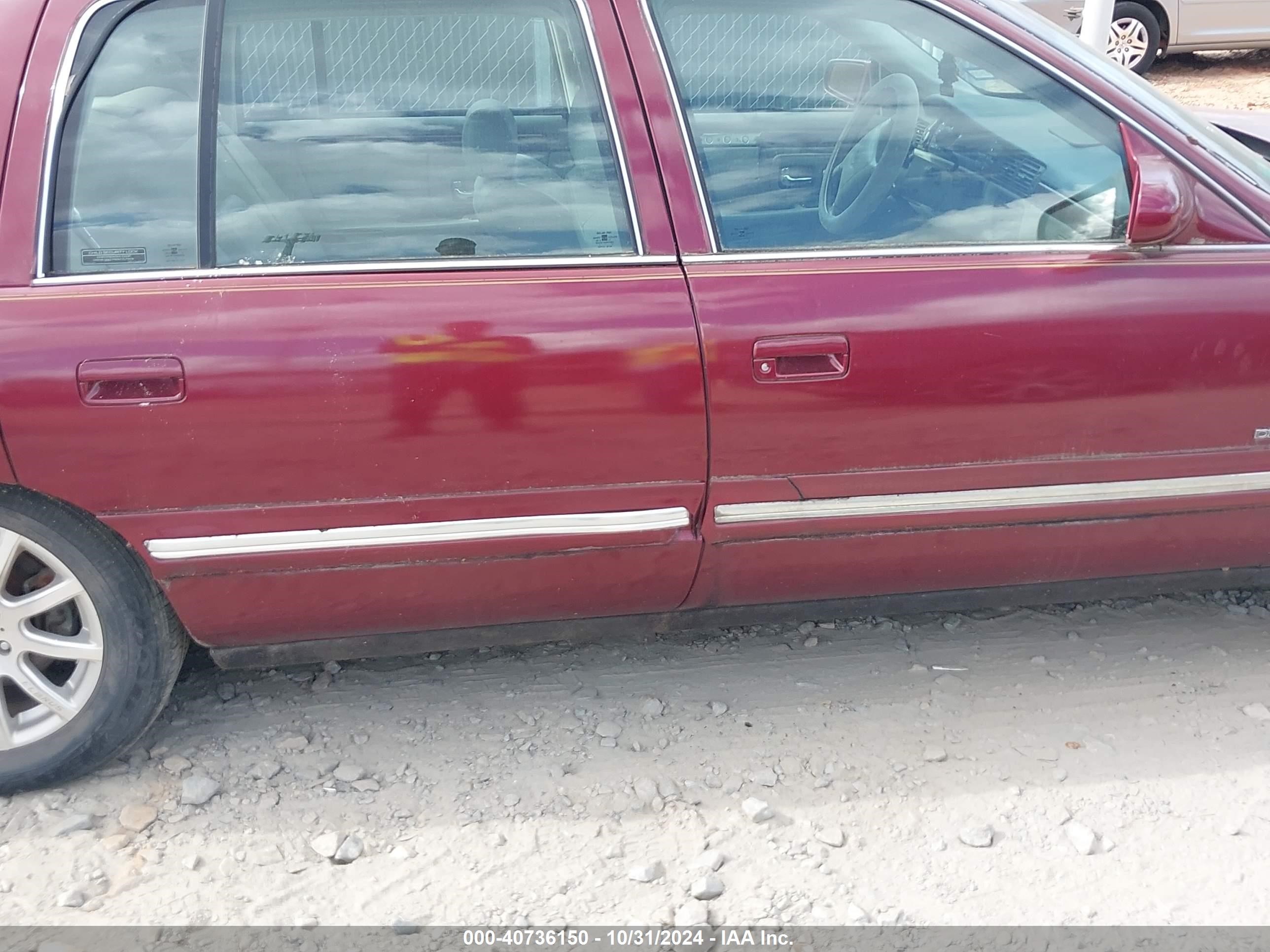 1997 Cadillac Deville Standard Maroon vin: 1G6KD52Y8VU206974