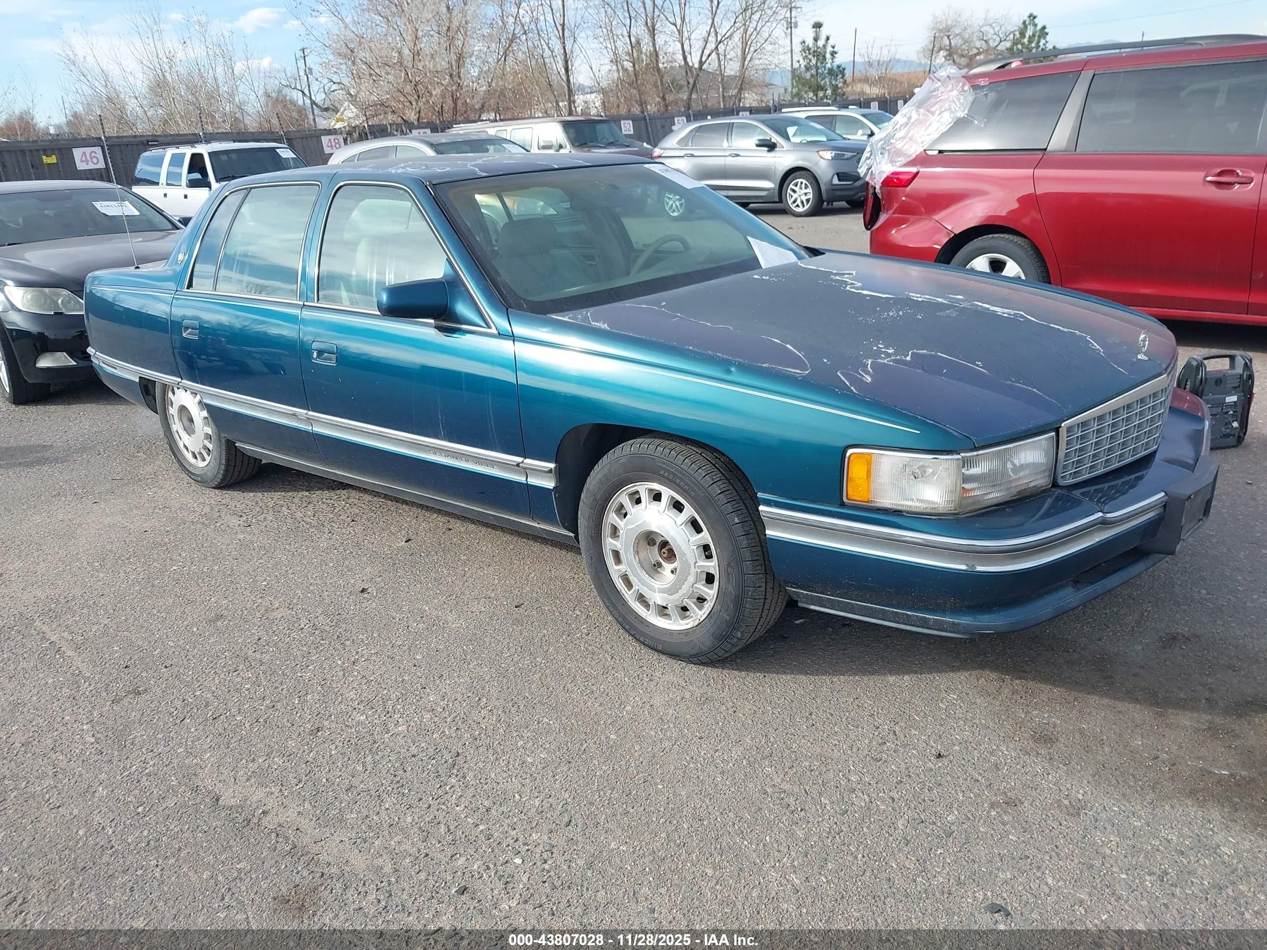 1996 Cadillac Deville   Green vin: 1G6KD52Y9TU229368