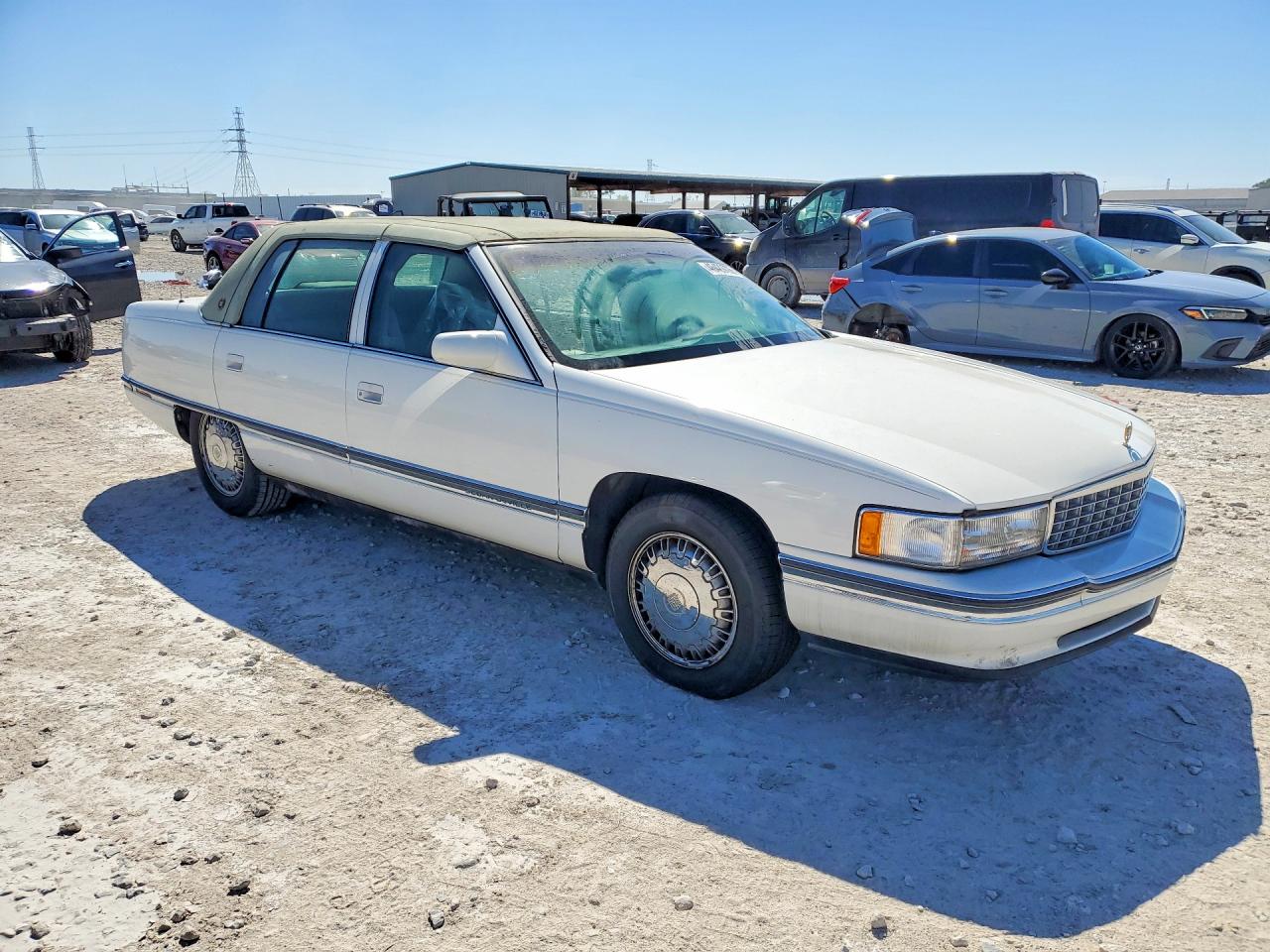 1996 Cadillac Deville Белый vin: 1G6KD52Y9TU268039