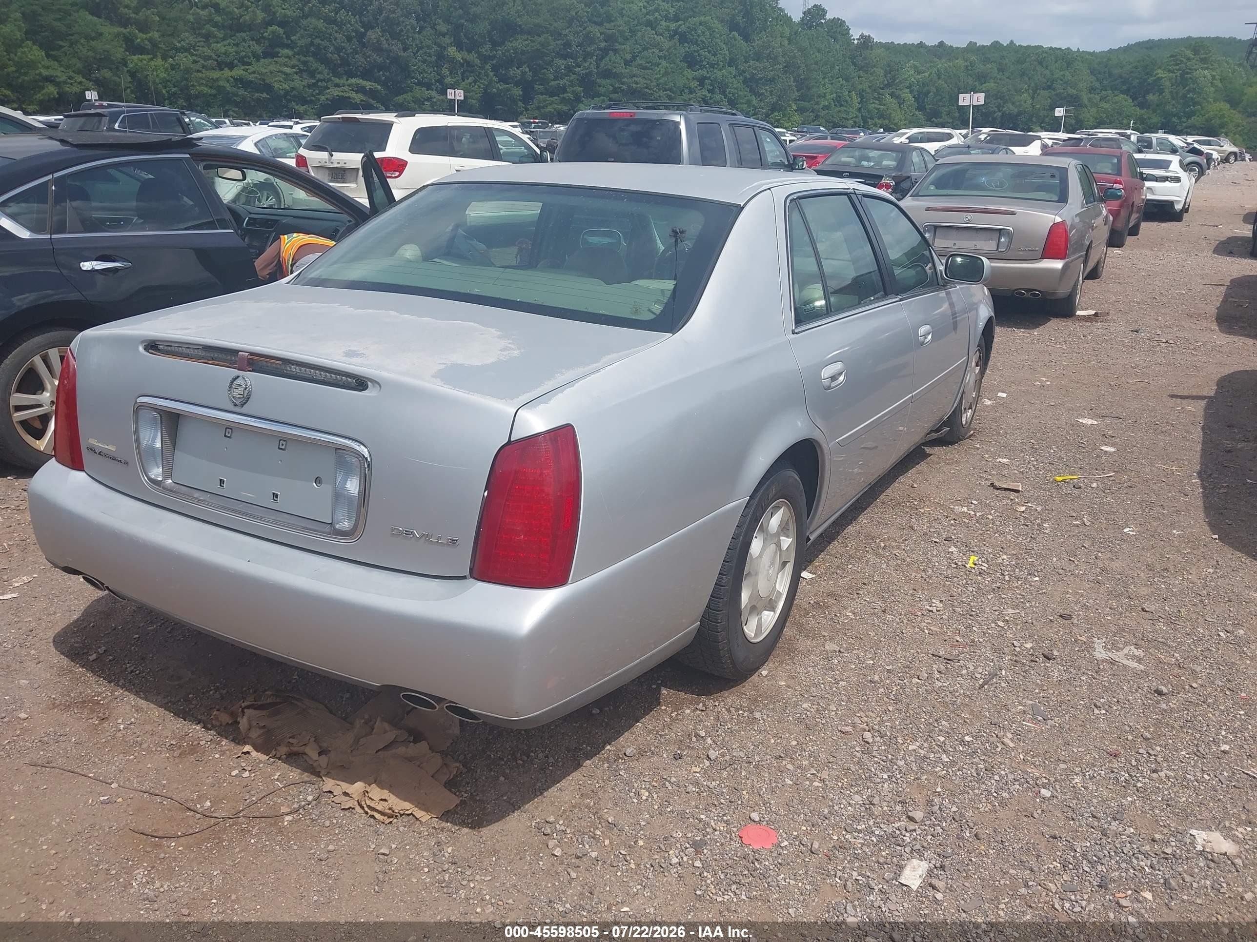 2001 Cadillac Deville Standard W/w20 Silver vin: 1G6KD54Y01U125734
