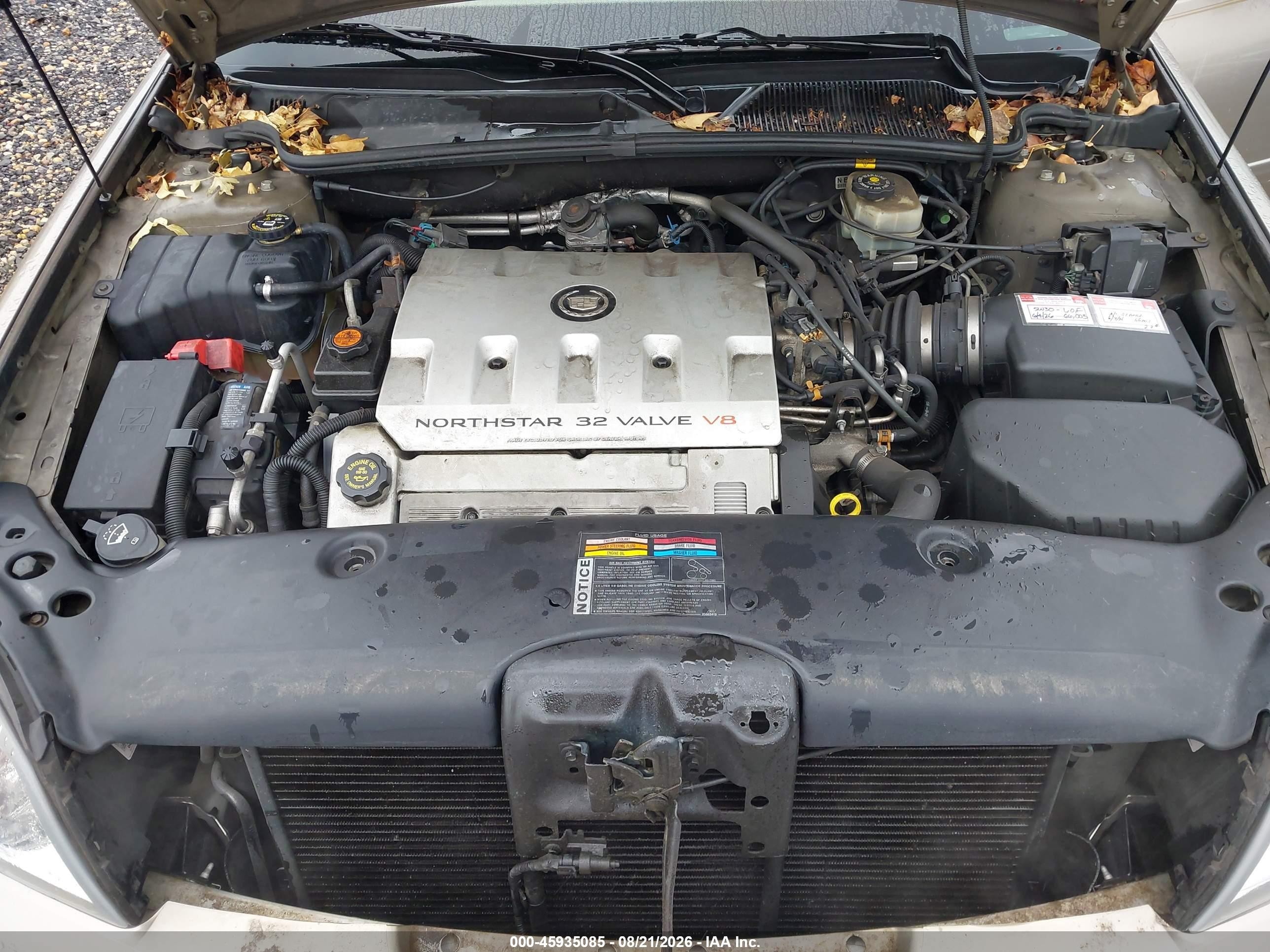 2002 Cadillac Deville   Бежевый vin: 1G6KD54Y02U121099