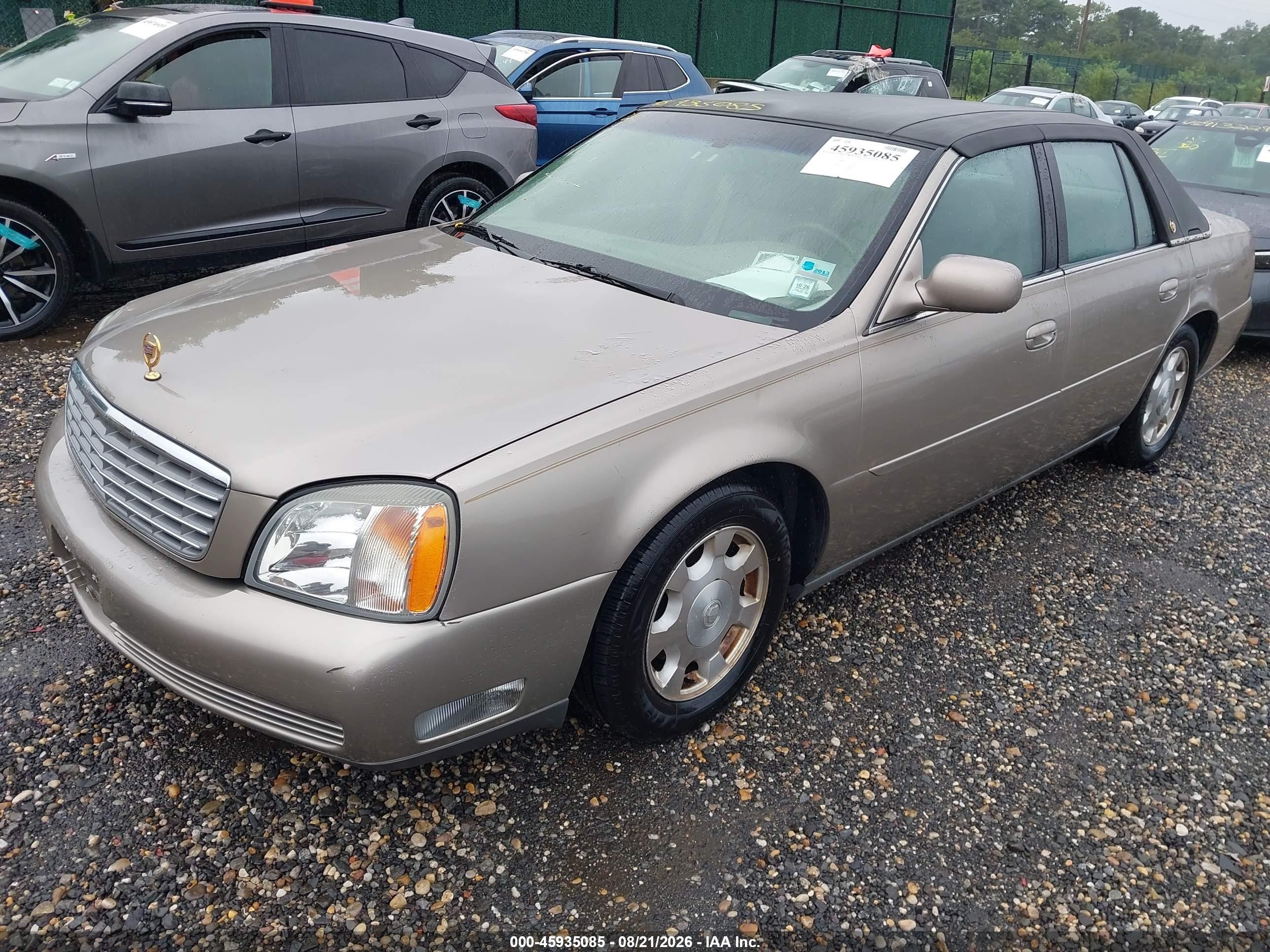 2002 Cadillac Deville   Бежевый vin: 1G6KD54Y02U121099