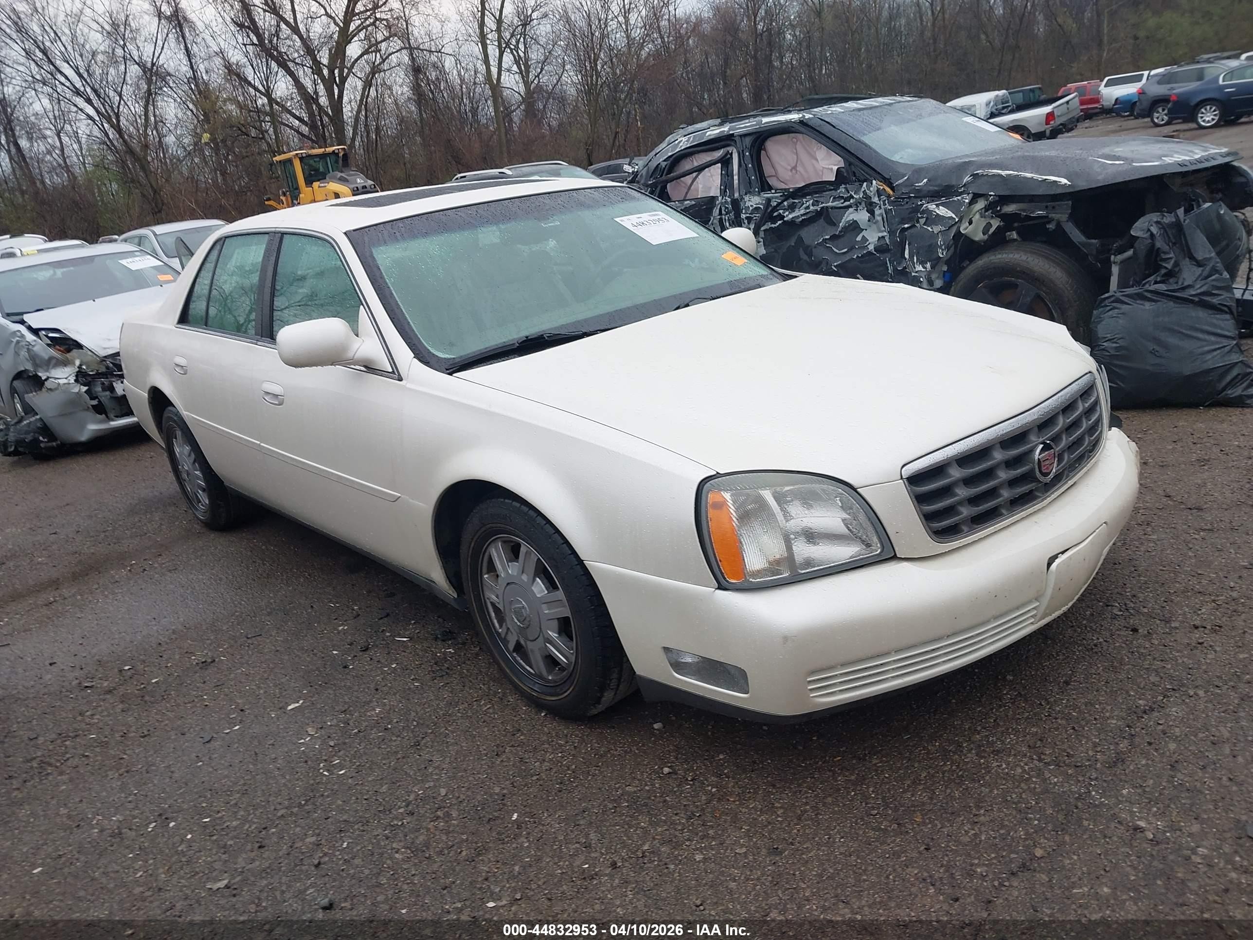 2003 Cadillac Deville Standard White vin: 1G6KD54Y03U280643