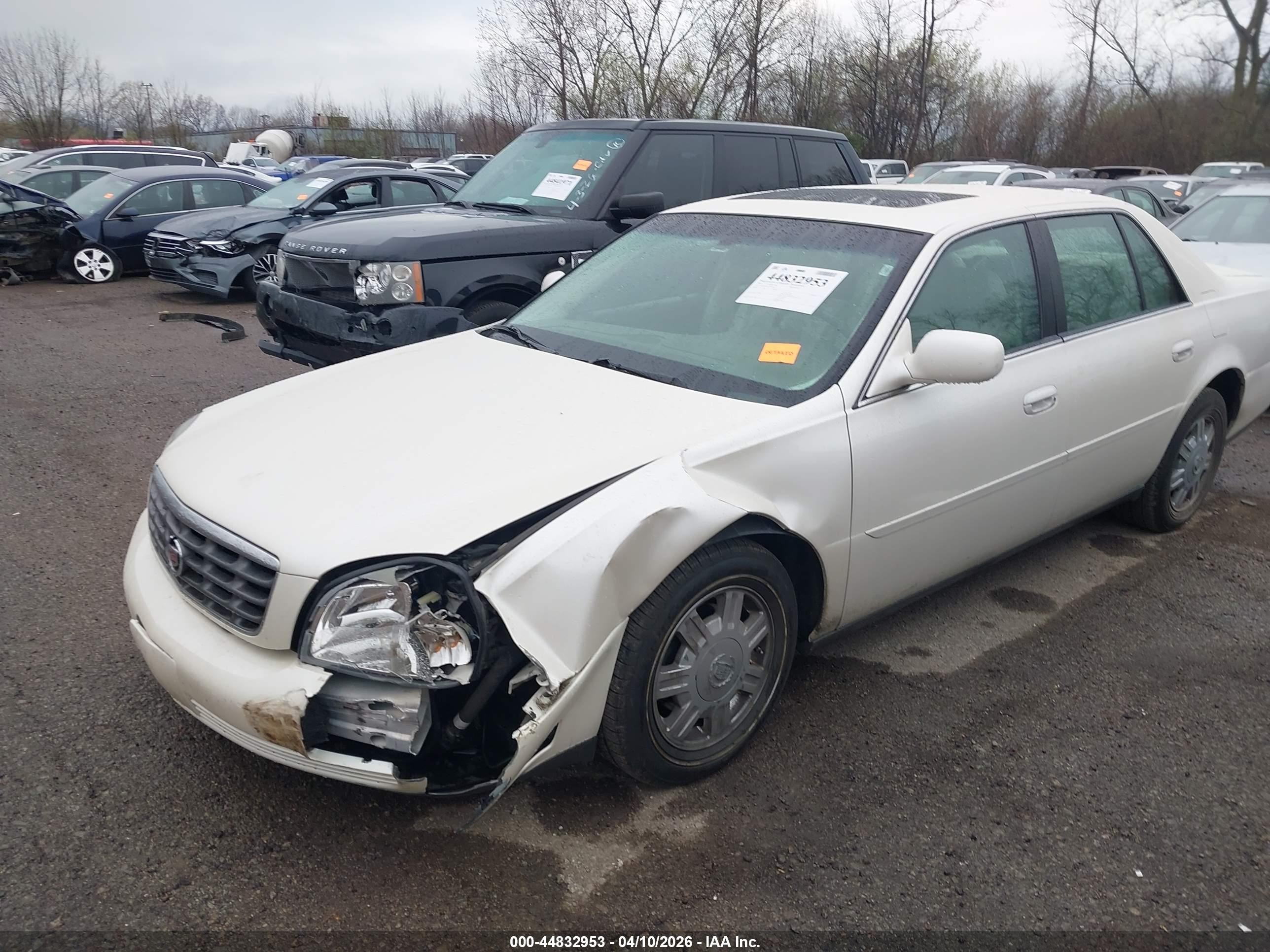 2003 Cadillac Deville Standard White vin: 1G6KD54Y03U280643