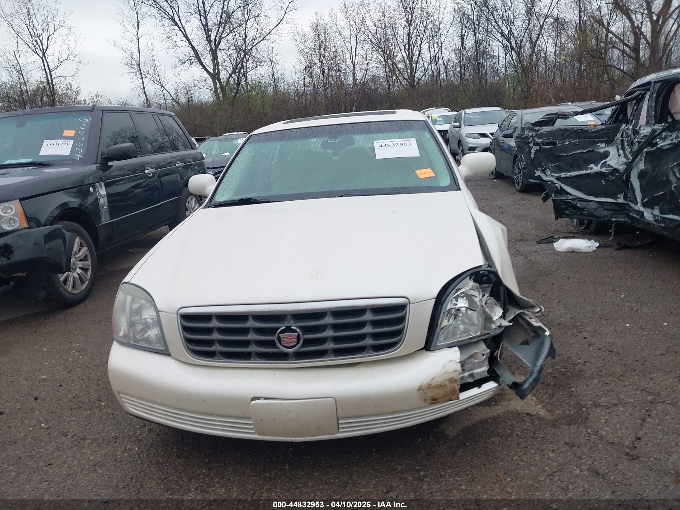 2003 Cadillac Deville Standard White vin: 1G6KD54Y03U280643