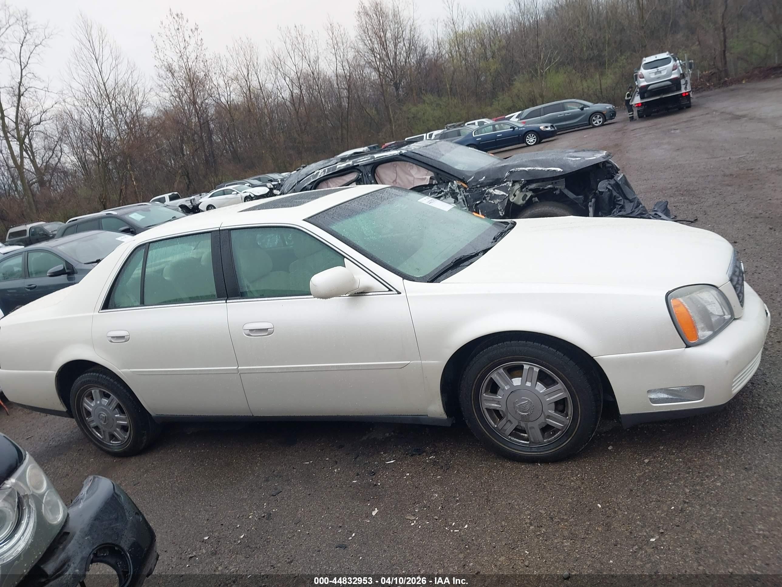 2003 Cadillac Deville Standard White vin: 1G6KD54Y03U280643