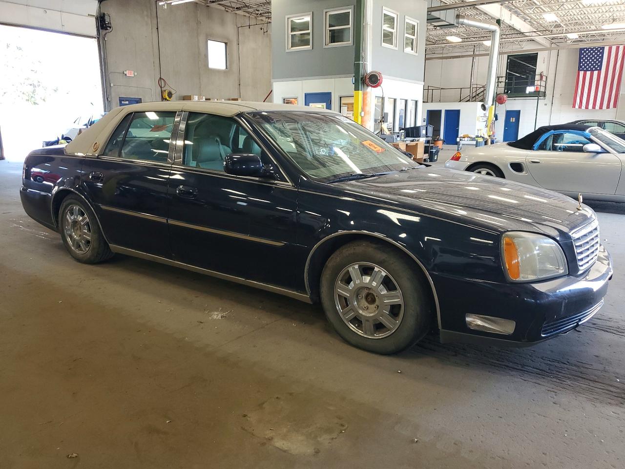 2004 Cadillac Deville Blue vin: 1G6KD54Y04U187719