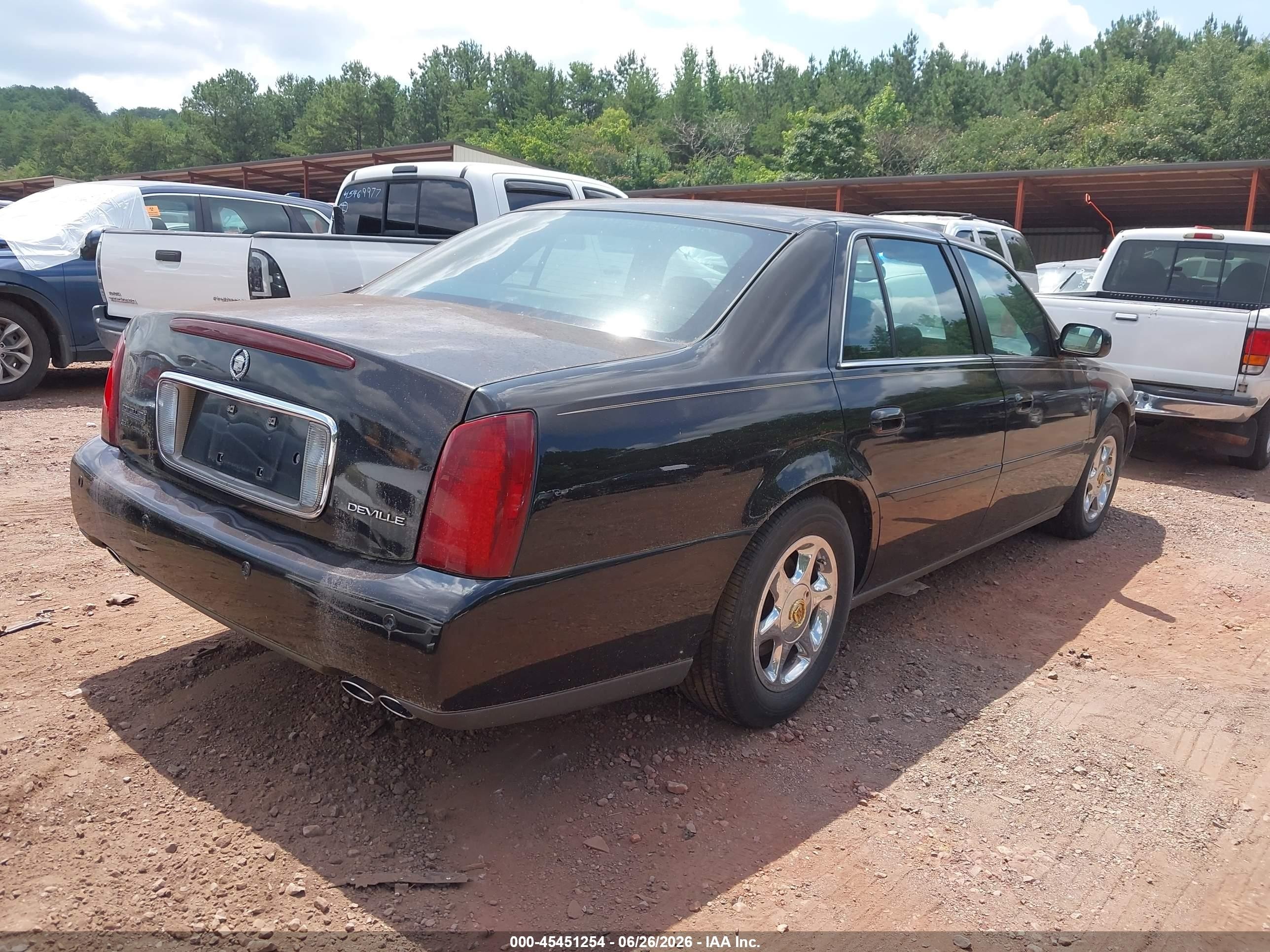 2000 Cadillac Deville Standard Black vin: 1G6KD54Y0YU174801