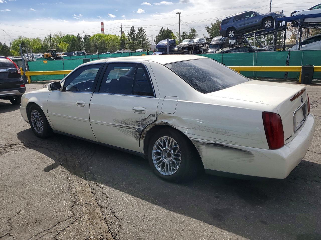 2000 Cadillac Deville White vin: 1G6KD54Y0YU355221