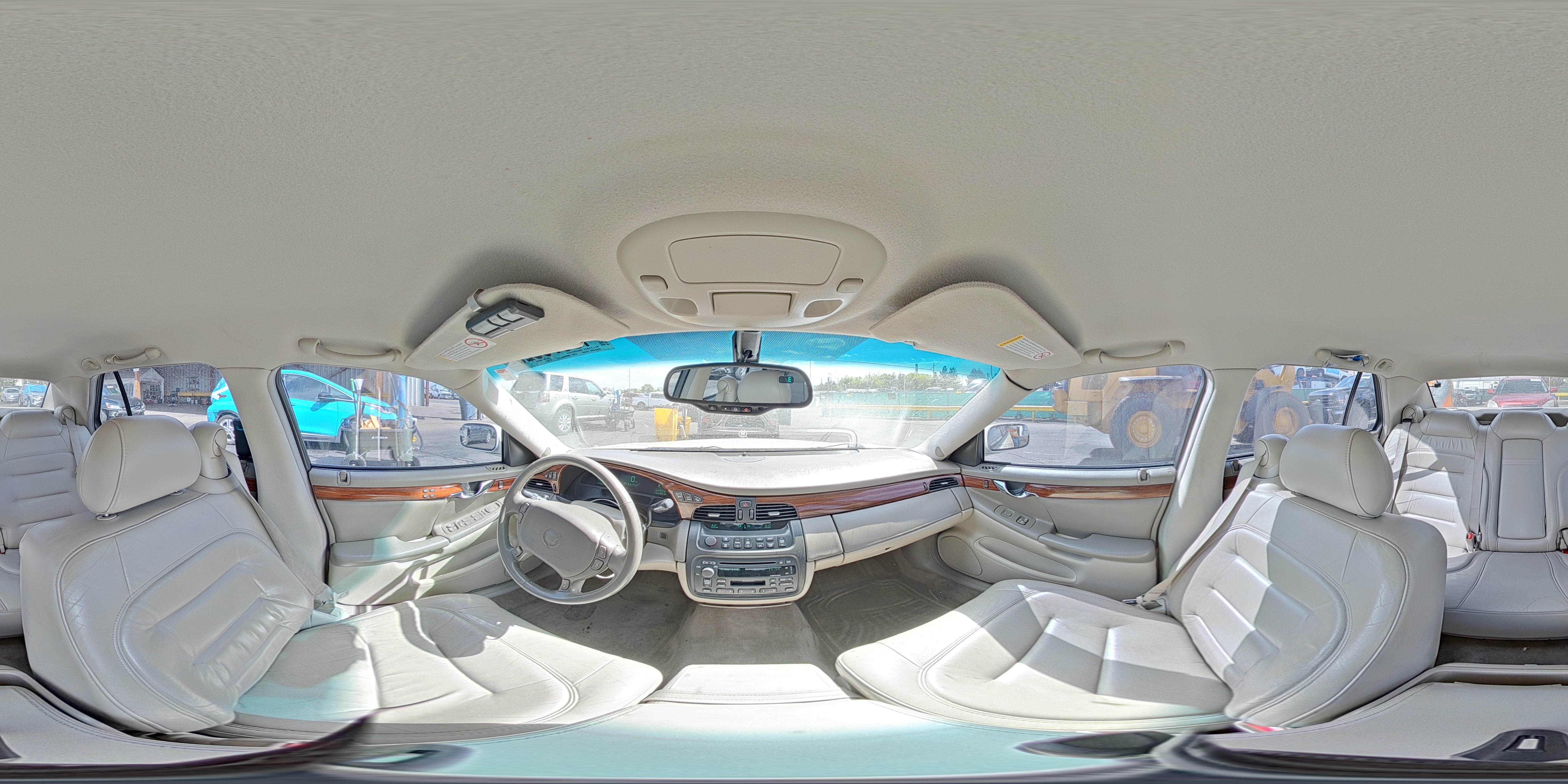 2000 Cadillac Deville White vin: 1G6KD54Y0YU355221