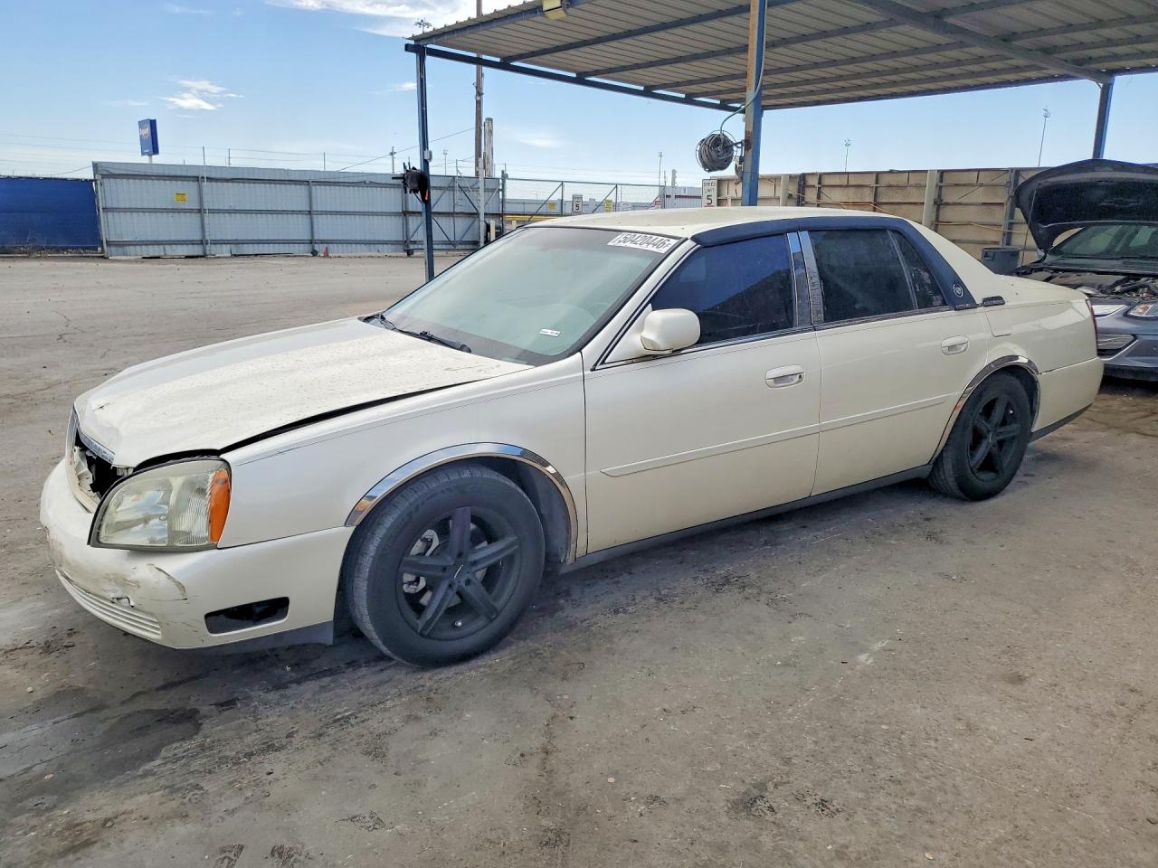 2003 Cadillac Deville White vin: 1G6KD54Y13U211699
