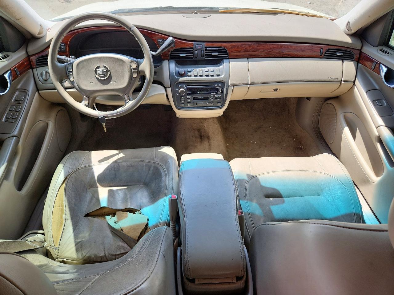 2003 Cadillac Deville Белый vin: 1G6KD54Y13U213730
