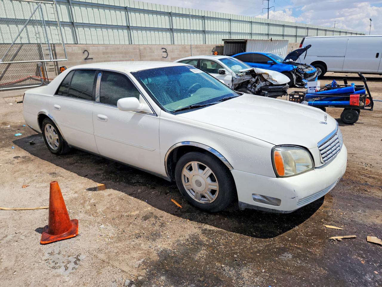 2003 Cadillac Deville Белый vin: 1G6KD54Y13U213730