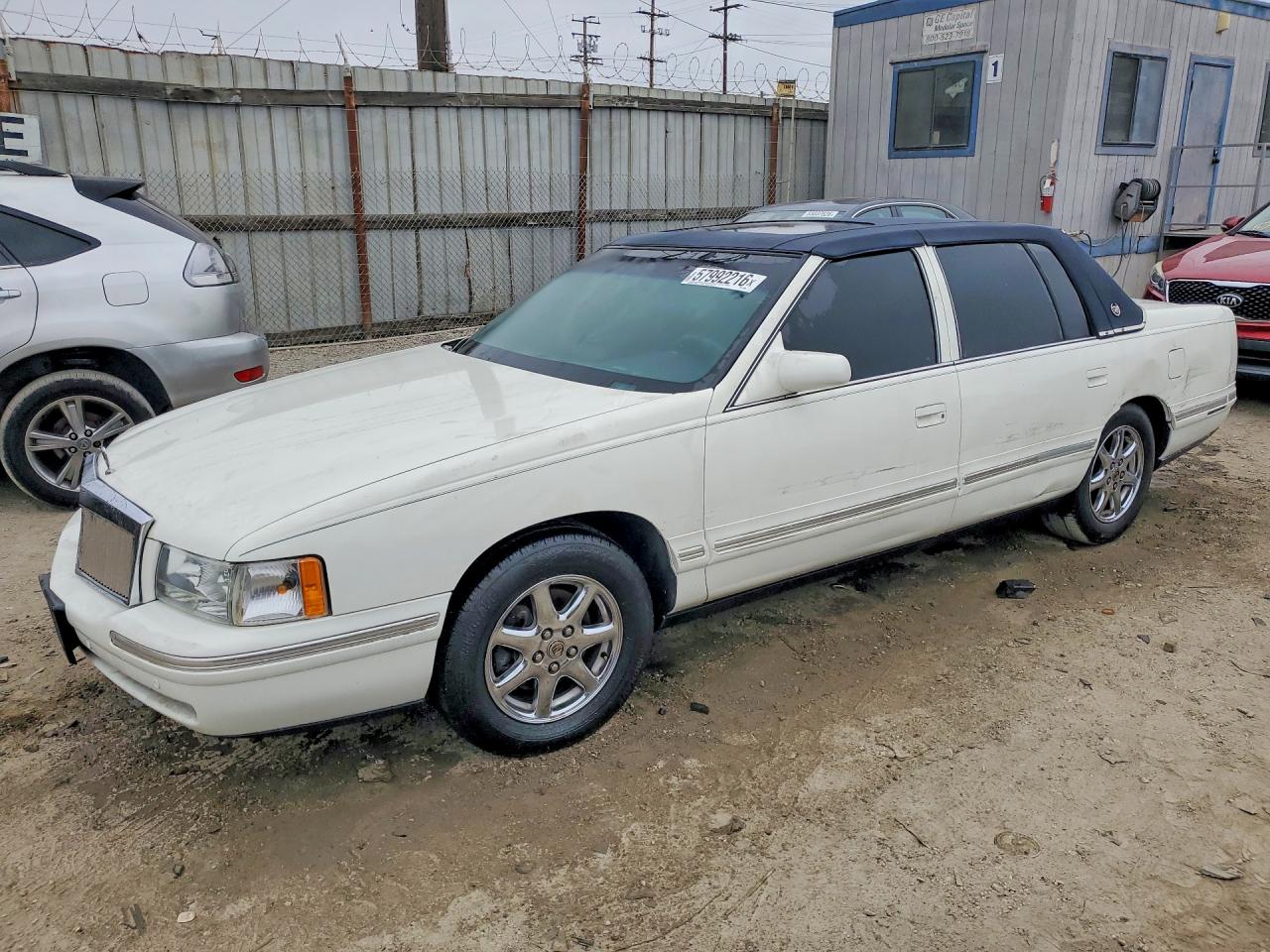 1999 Cadillac Deville Белый vin: 1G6KD54Y1XU773348