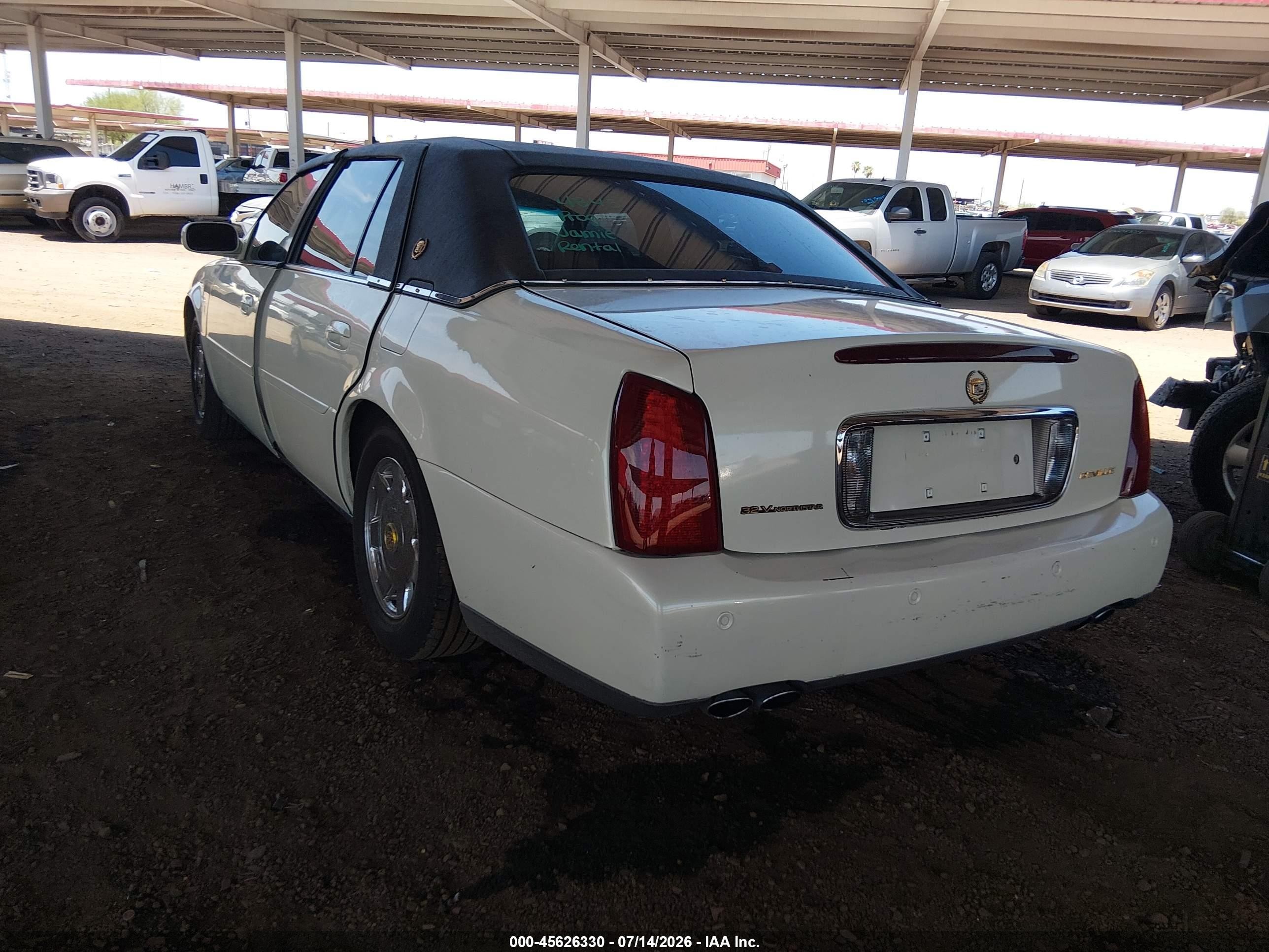 2001 Cadillac Deville Standard White vin: 1G6KD54Y21U293360
