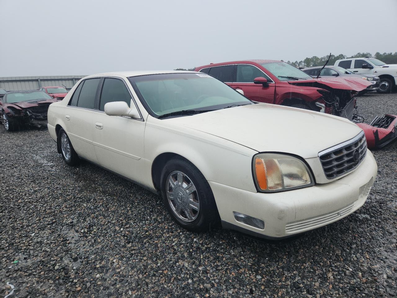 2003 Cadillac Deville Cream vin: 1G6KD54Y23U278876