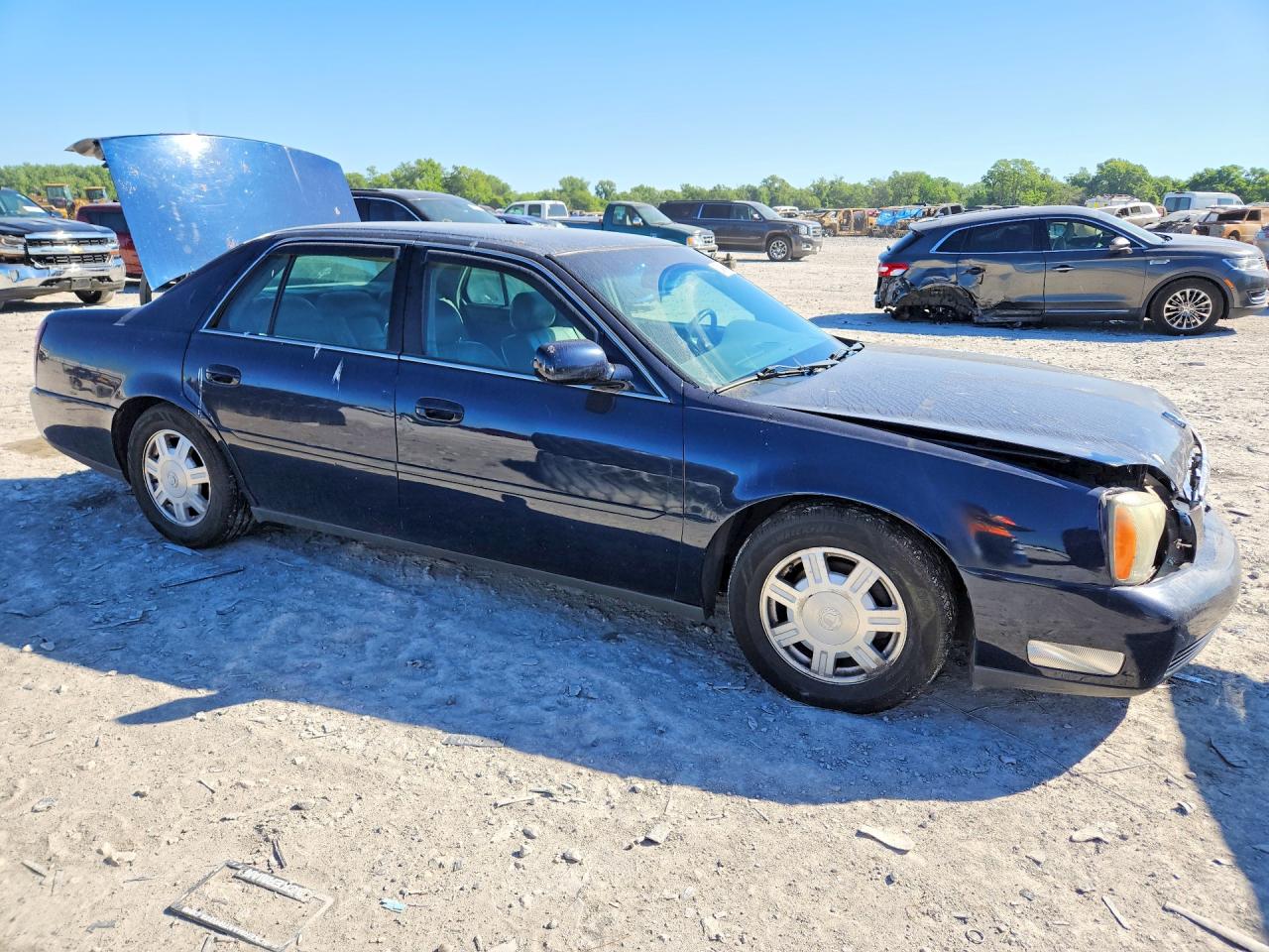 2005 Cadillac Deville Blue vin: 1G6KD54Y25U101229