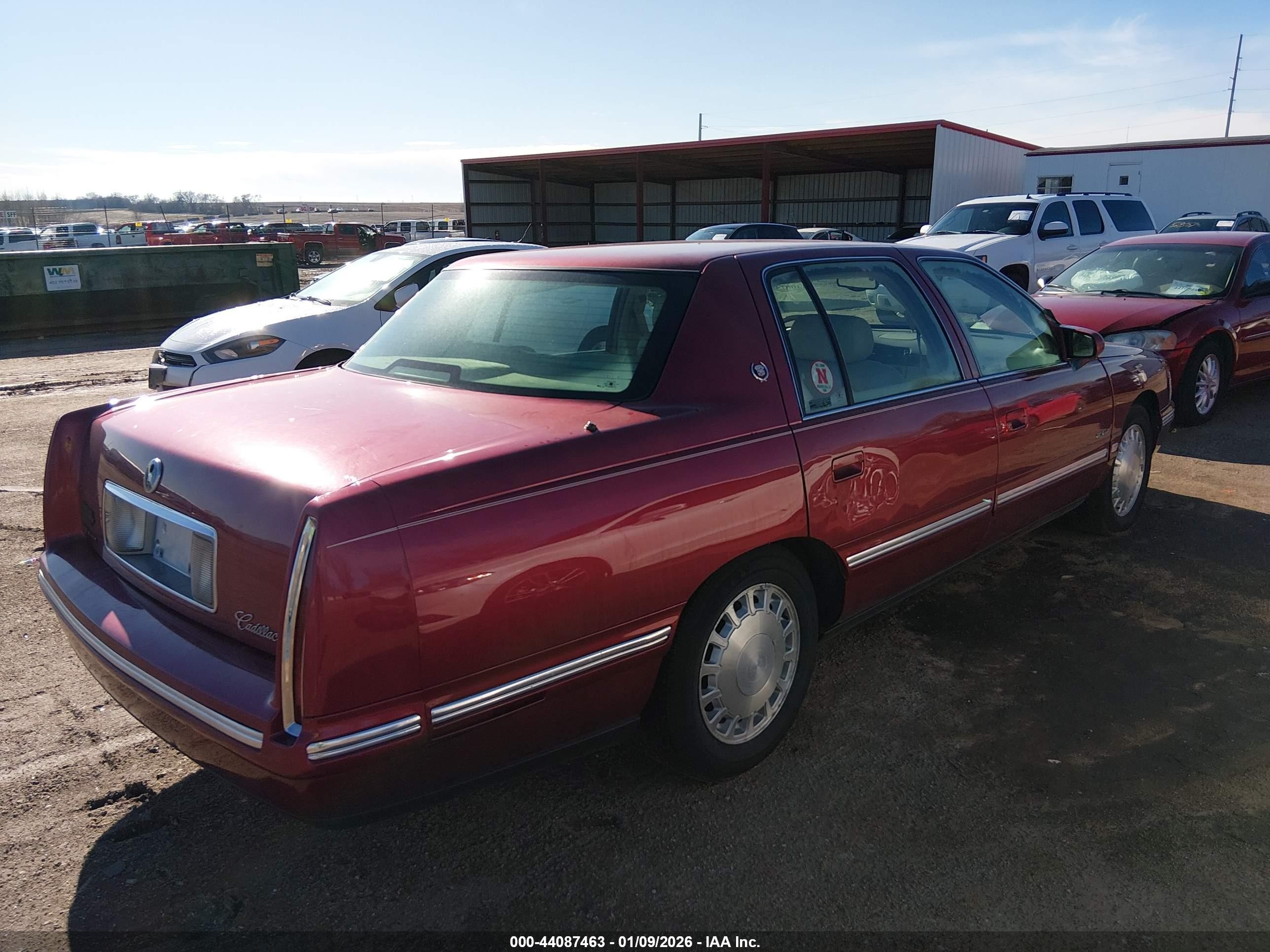 1998 Cadillac Deville Standard Maroon vin: 1G6KD54Y2WU703274