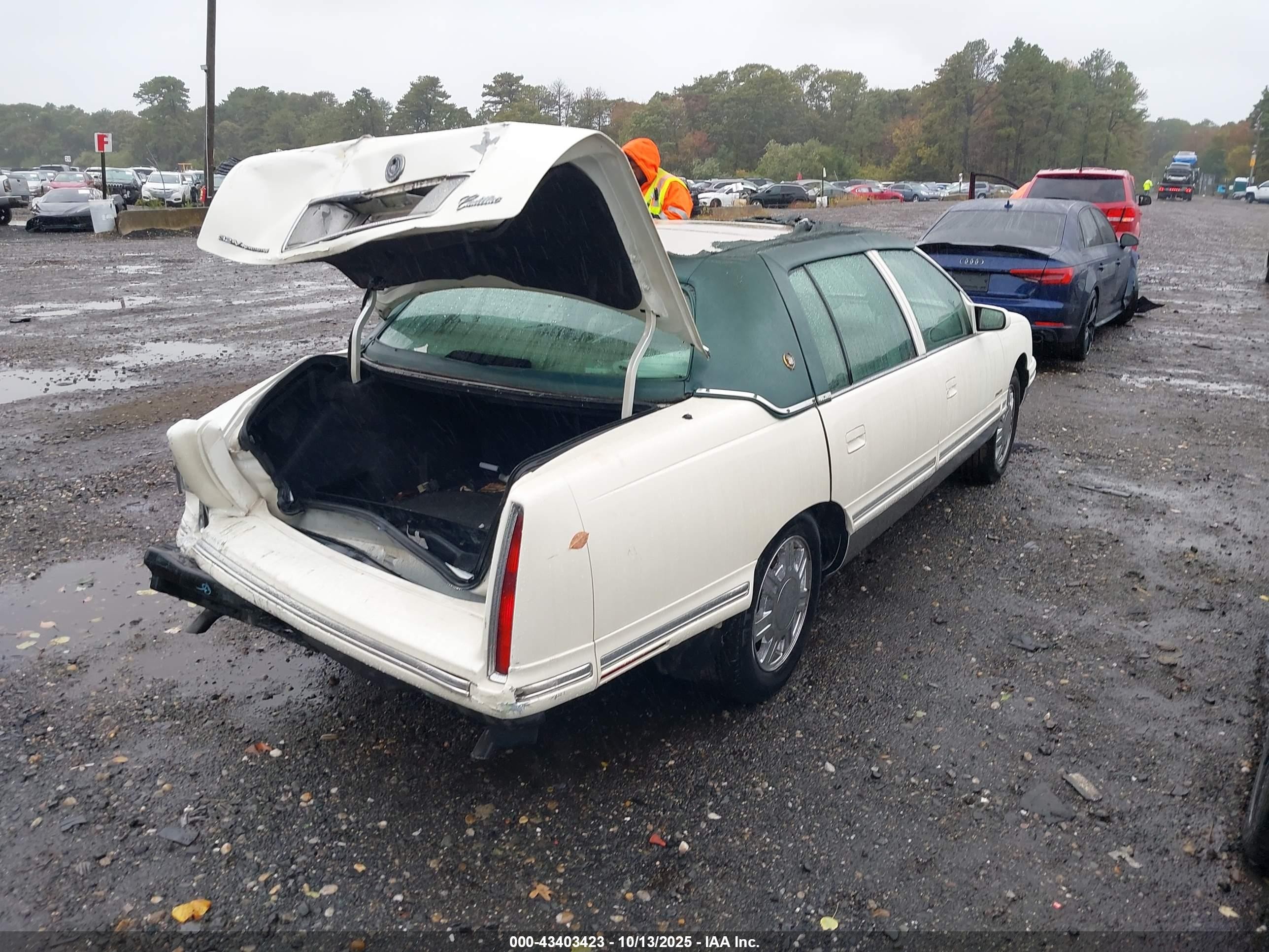 1998 Cadillac Deville Standard White vin: 1G6KD54Y2WU803844