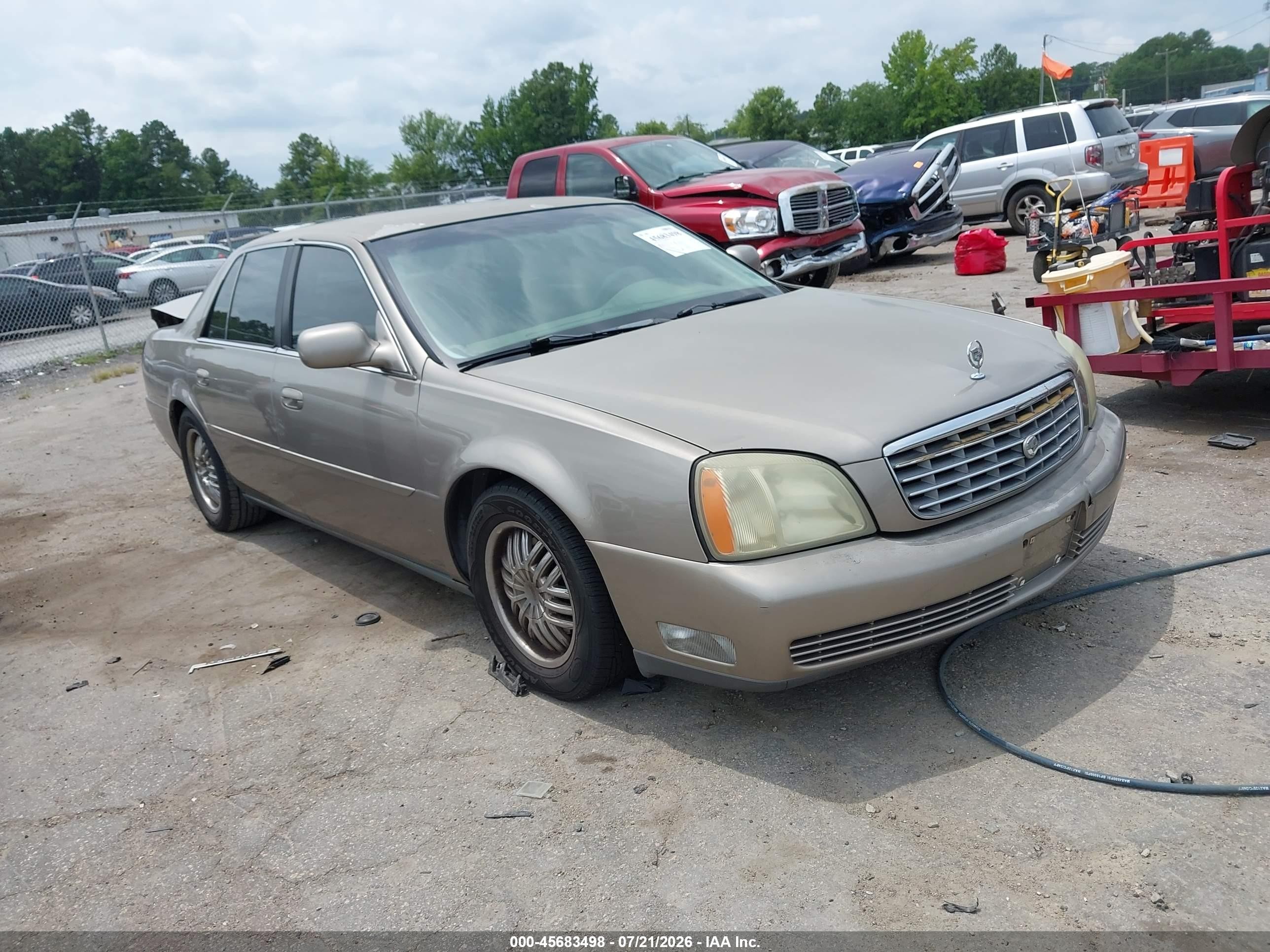 2003 Cadillac Deville Standard Gold vin: 1G6KD54Y33U180293
