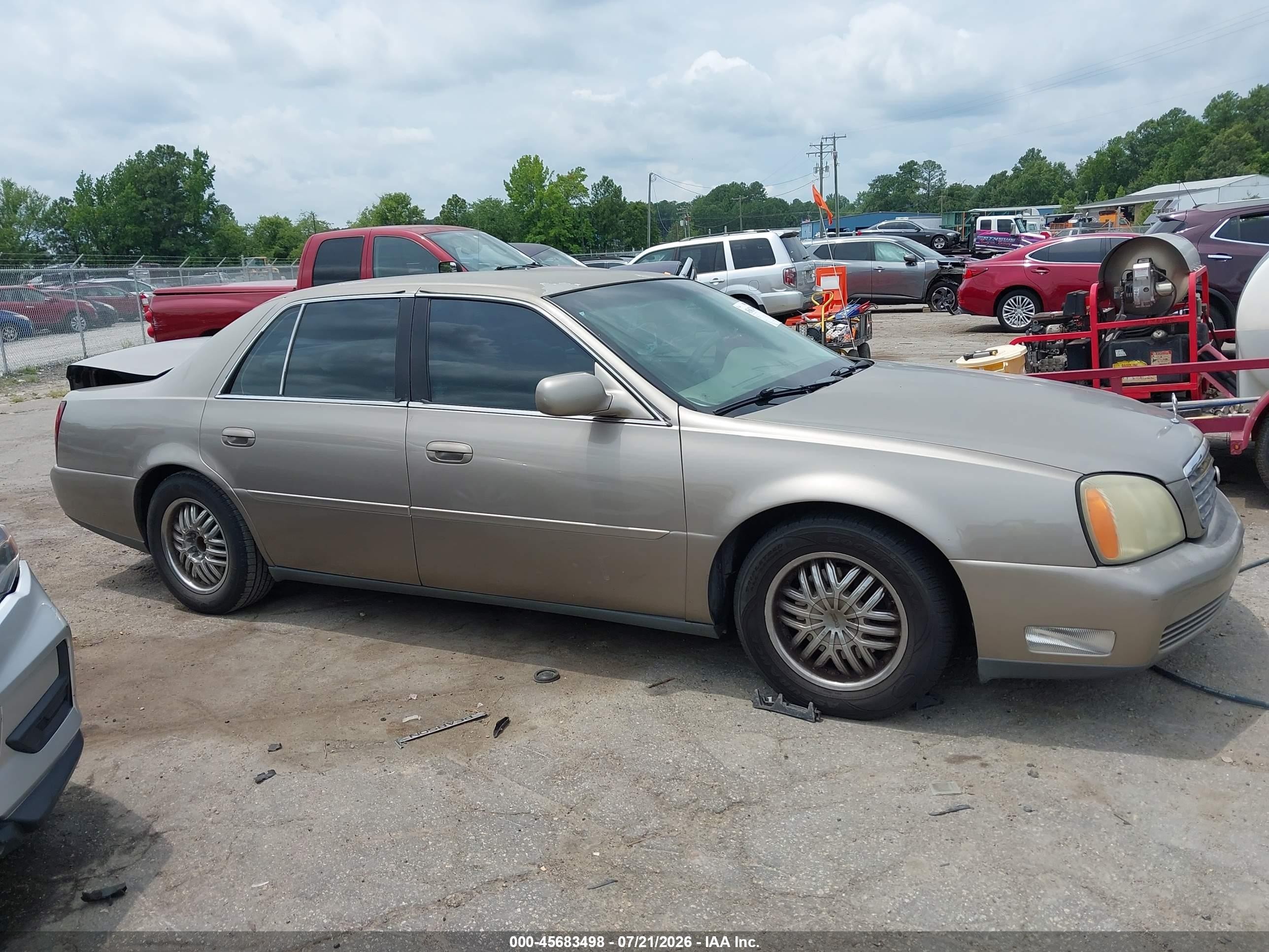 2003 Cadillac Deville Standard Gold vin: 1G6KD54Y33U180293