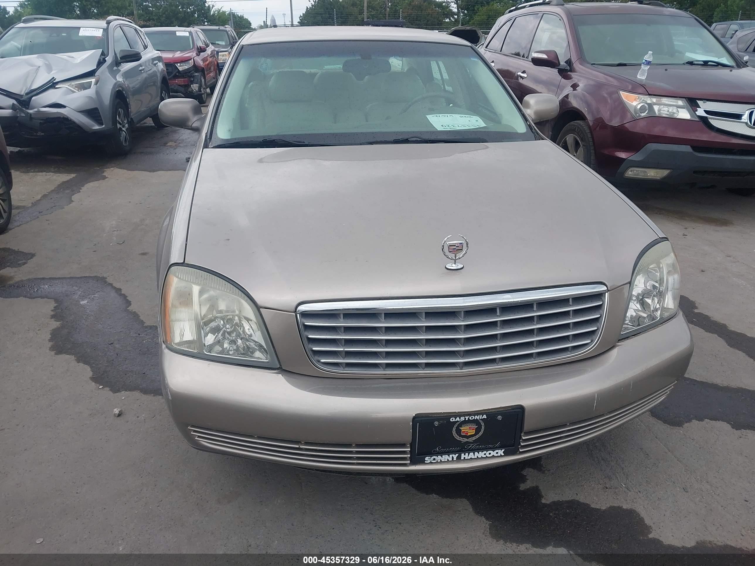 2003 Cadillac Deville Standard Brown vin: 1G6KD54Y33U265246