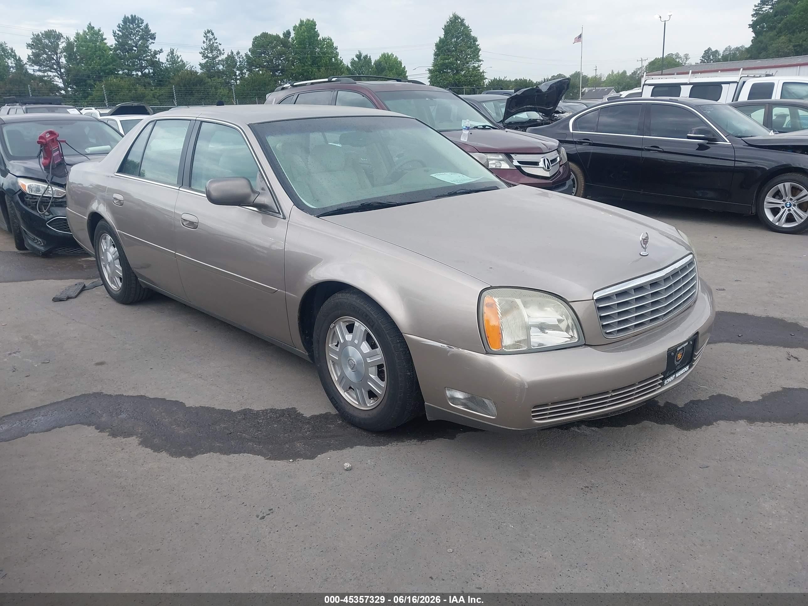 2003 Cadillac Deville Standard Brown vin: 1G6KD54Y33U265246