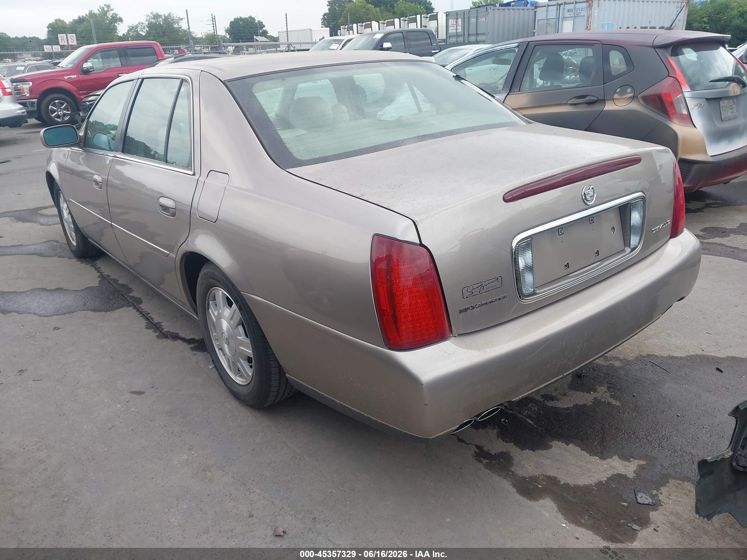 2003 Cadillac Deville Standard Brown vin: 1G6KD54Y33U265246