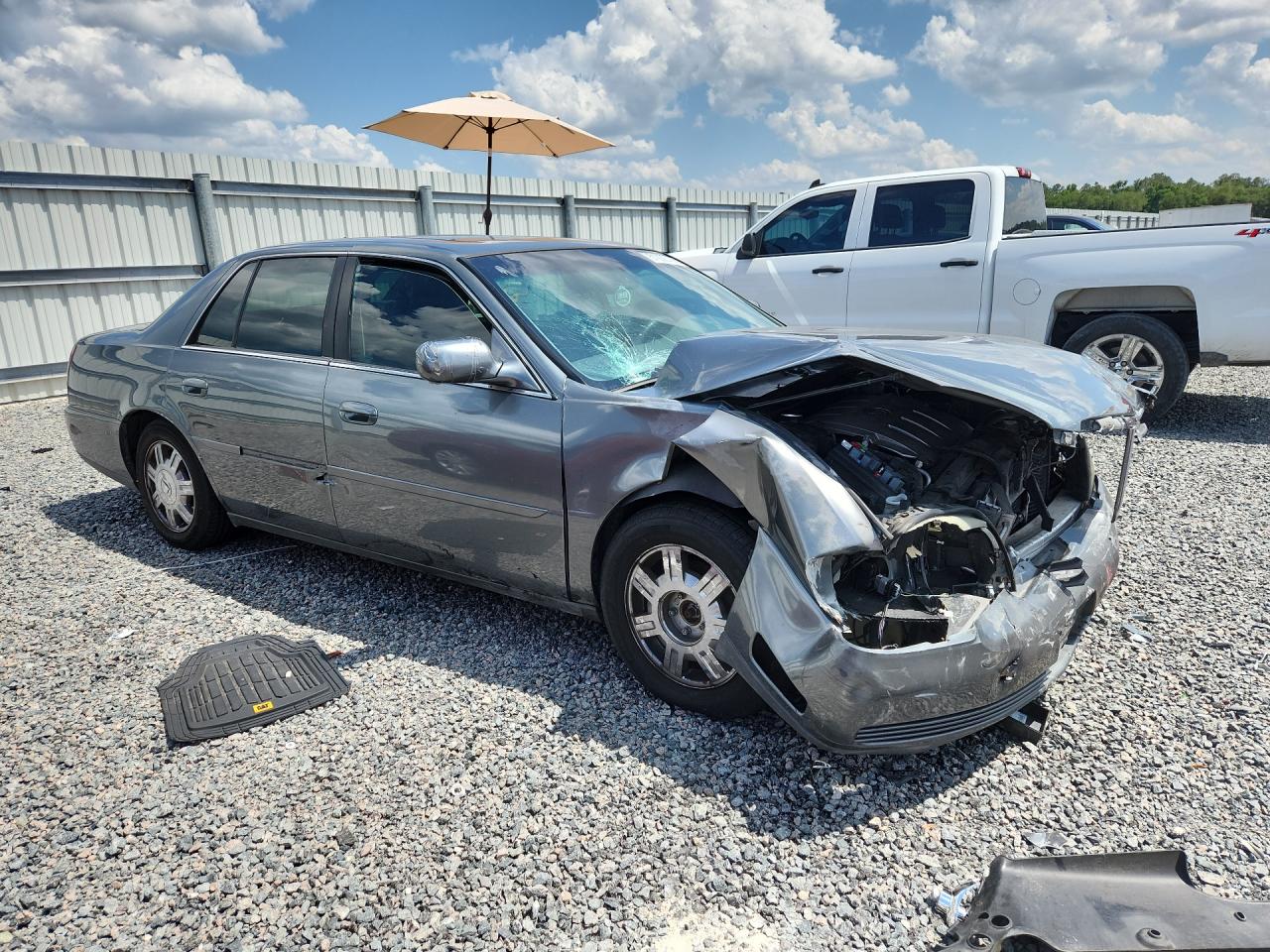 2004 Cadillac Deville Gray vin: 1G6KD54Y34U211916
