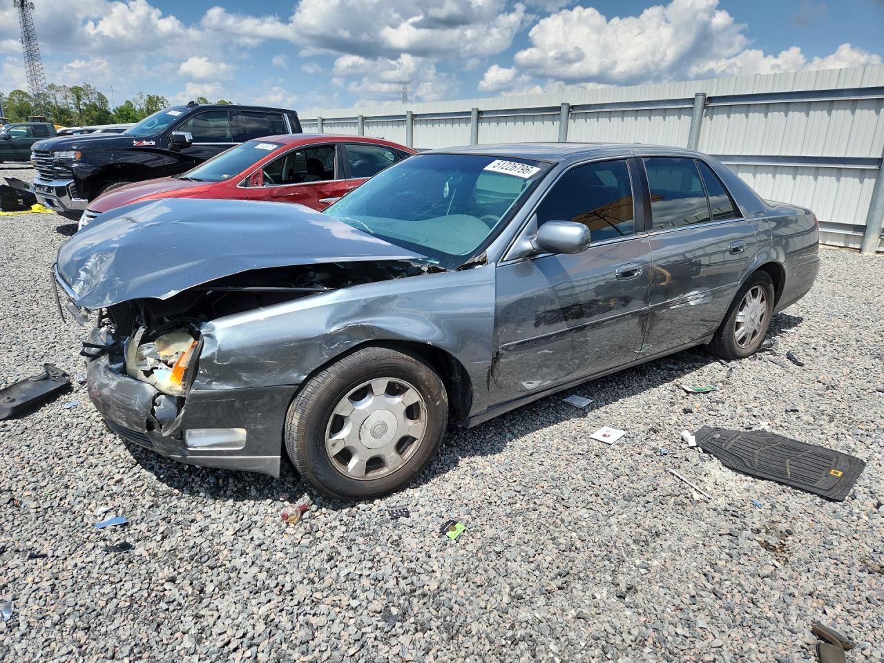 2004 Cadillac Deville Gray vin: 1G6KD54Y34U211916