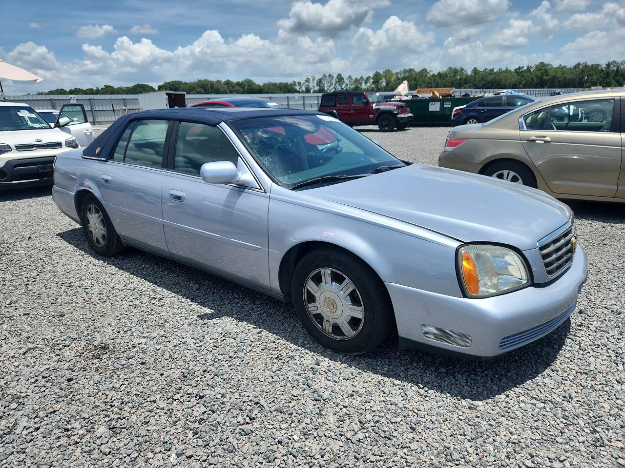 2004 Cadillac Deville Silver vin: 1G6KD54Y34U248450