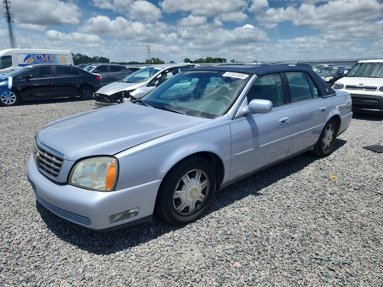 2004 Cadillac Deville Silver vin: 1G6KD54Y34U248450