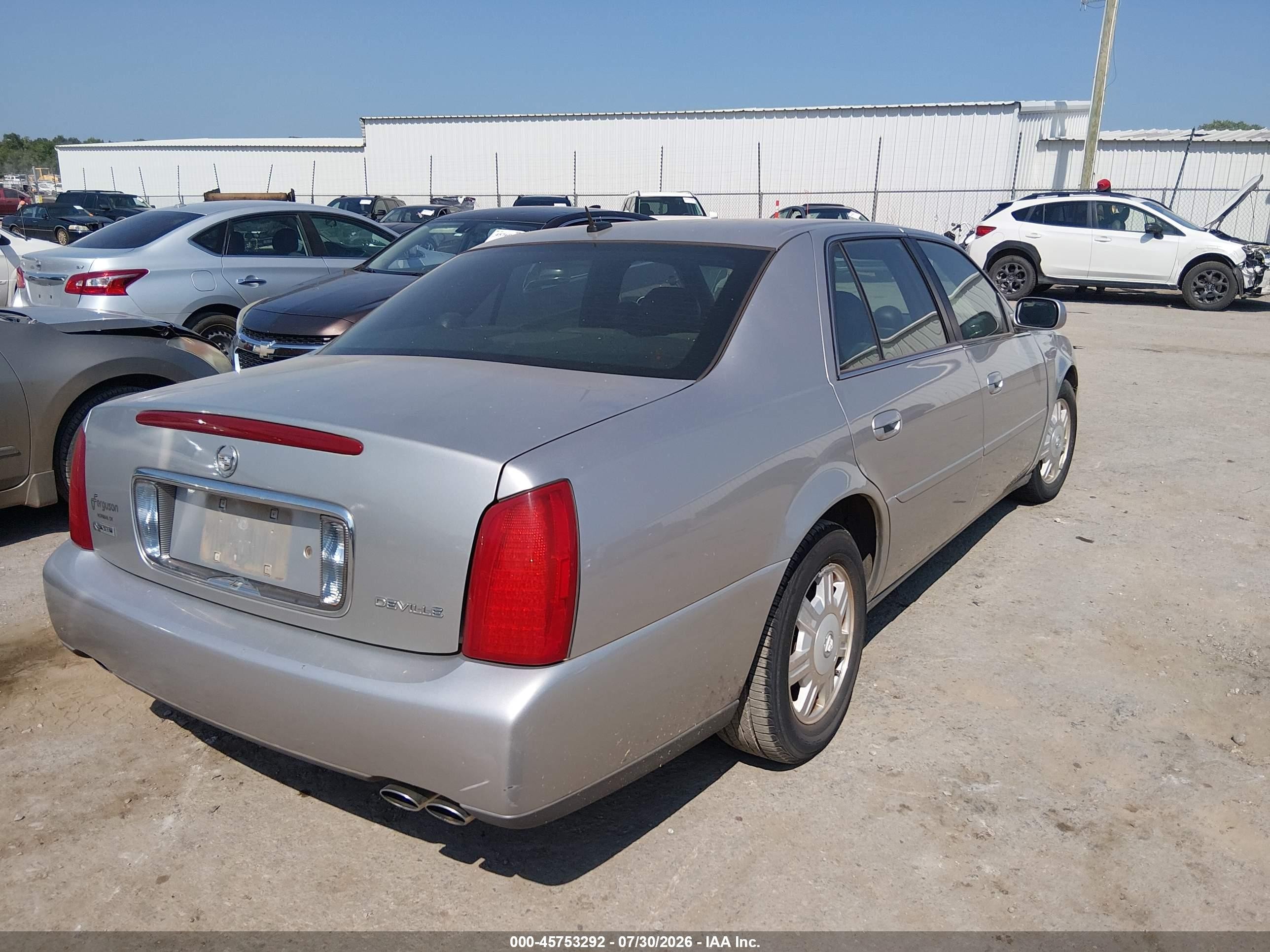 2005 Cadillac Deville Livery Pkg Silver vin: 1G6KD54Y35U200951