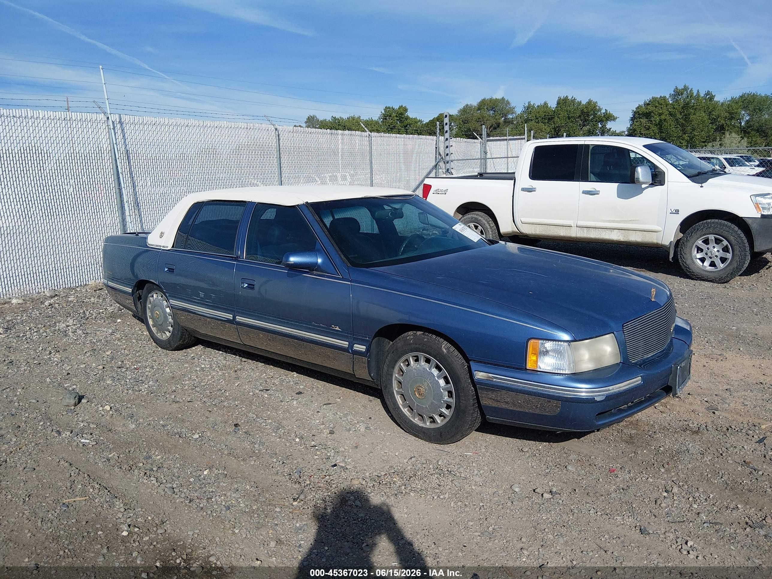 1998 Cadillac Deville Standard Blue vin: 1G6KD54Y3WU737885