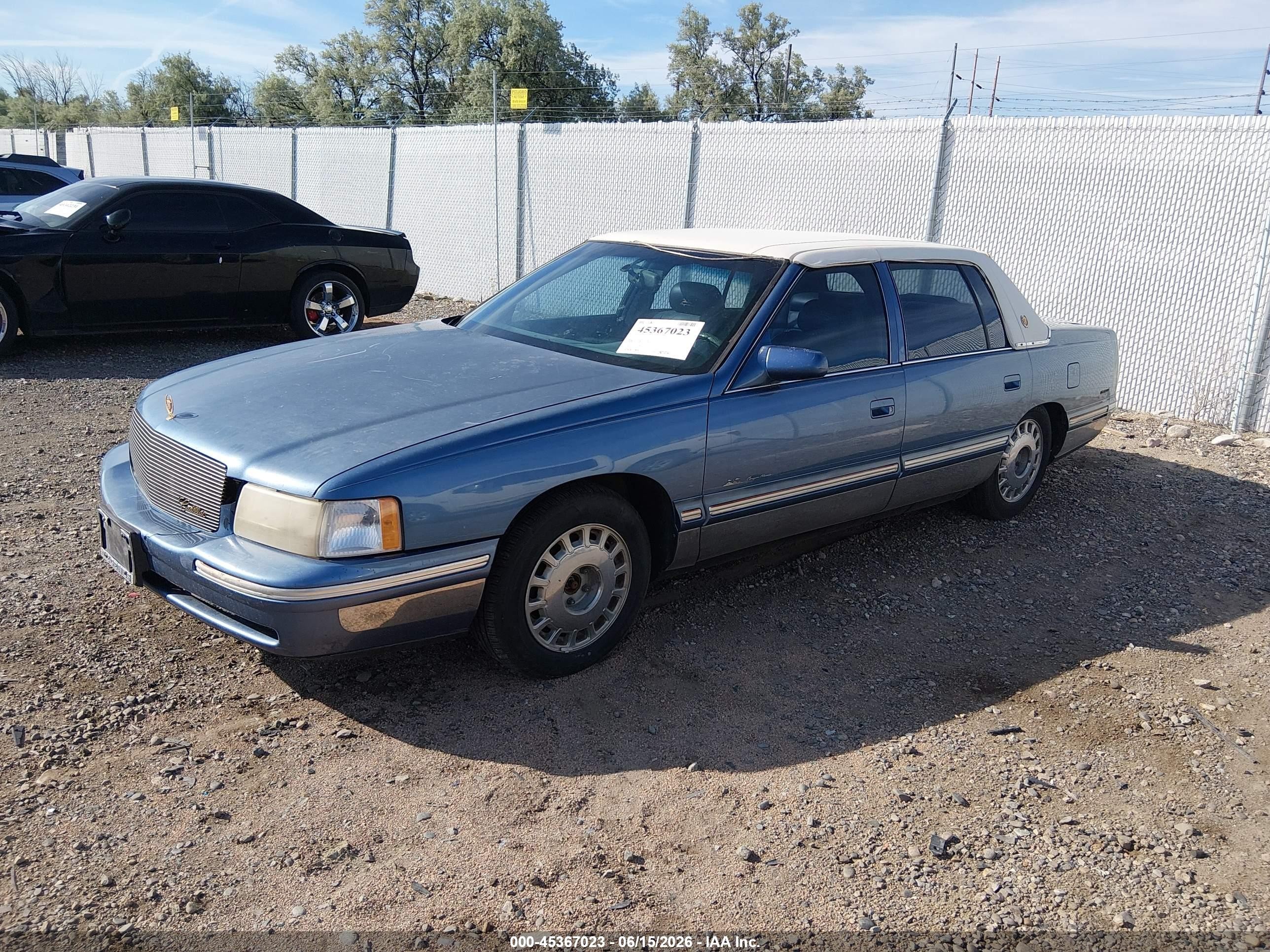 1998 Cadillac Deville Standard Blue vin: 1G6KD54Y3WU737885