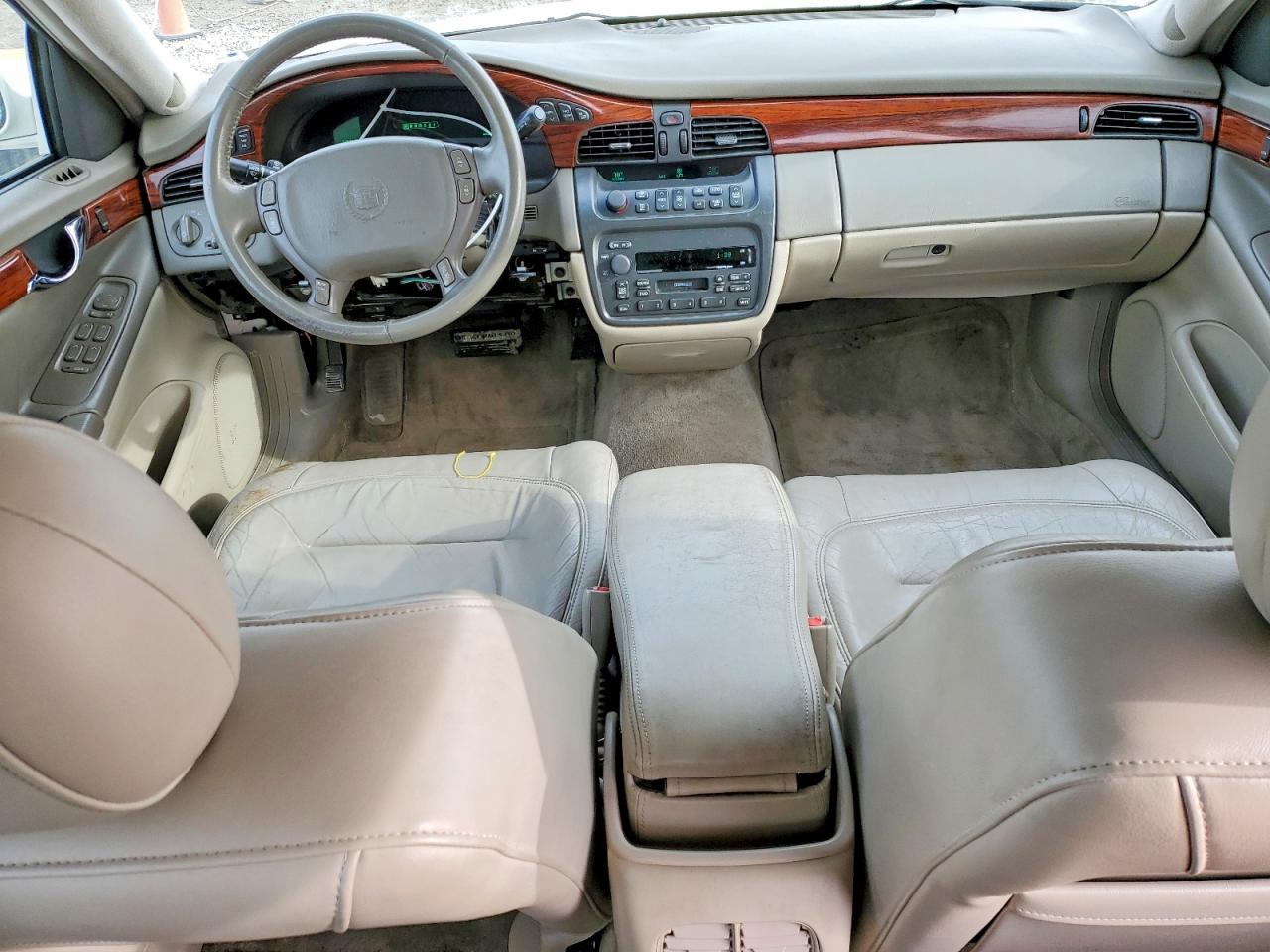 2000 Cadillac Deville White vin: 1G6KD54Y3YU353401