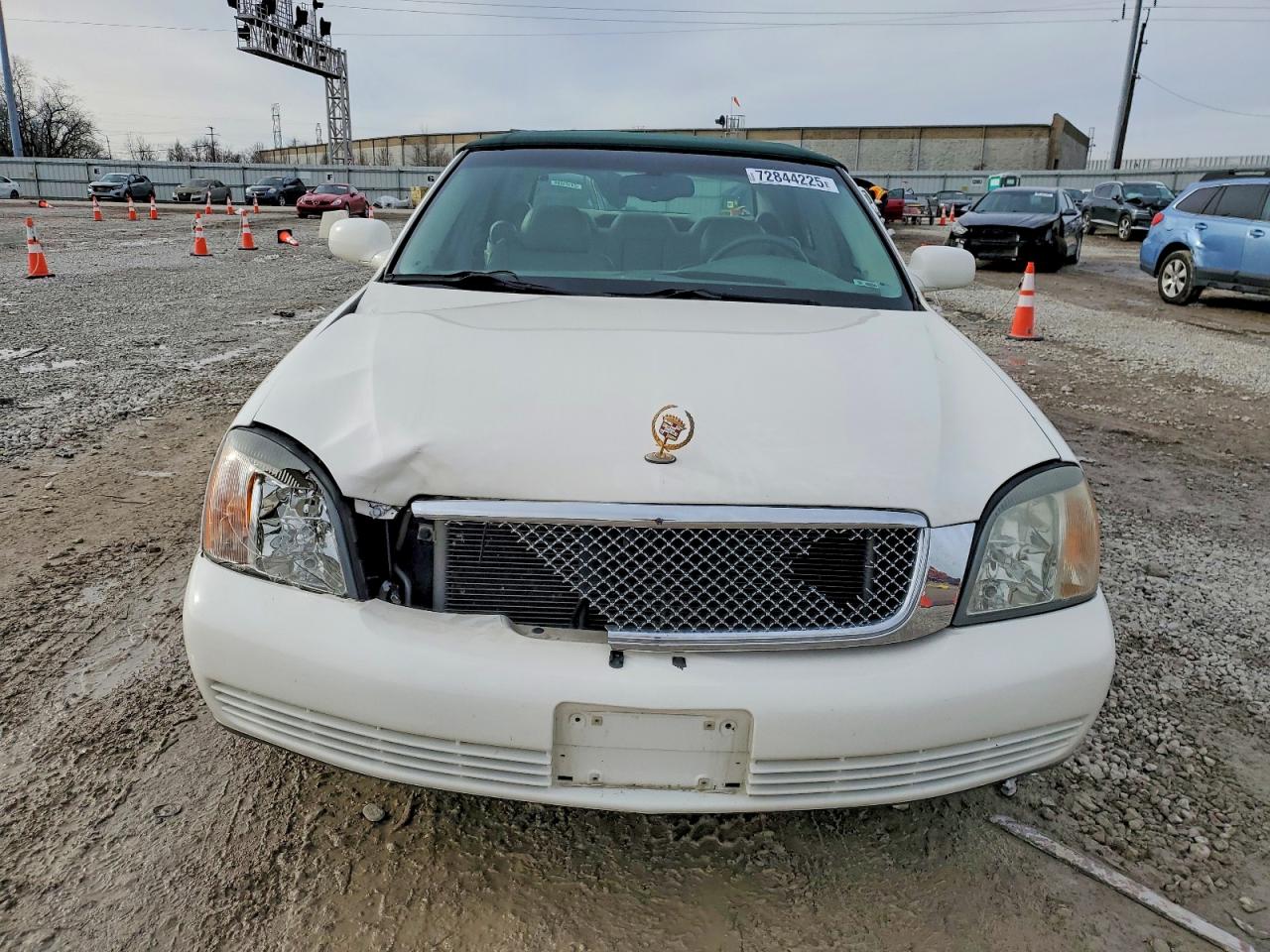 2000 Cadillac Deville White vin: 1G6KD54Y3YU353401