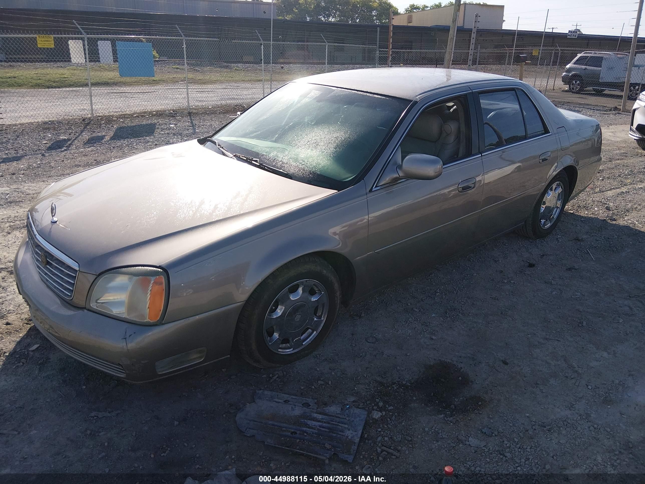 2001 Cadillac Deville Standard Золотой vin: 1G6KD54Y41U286622
