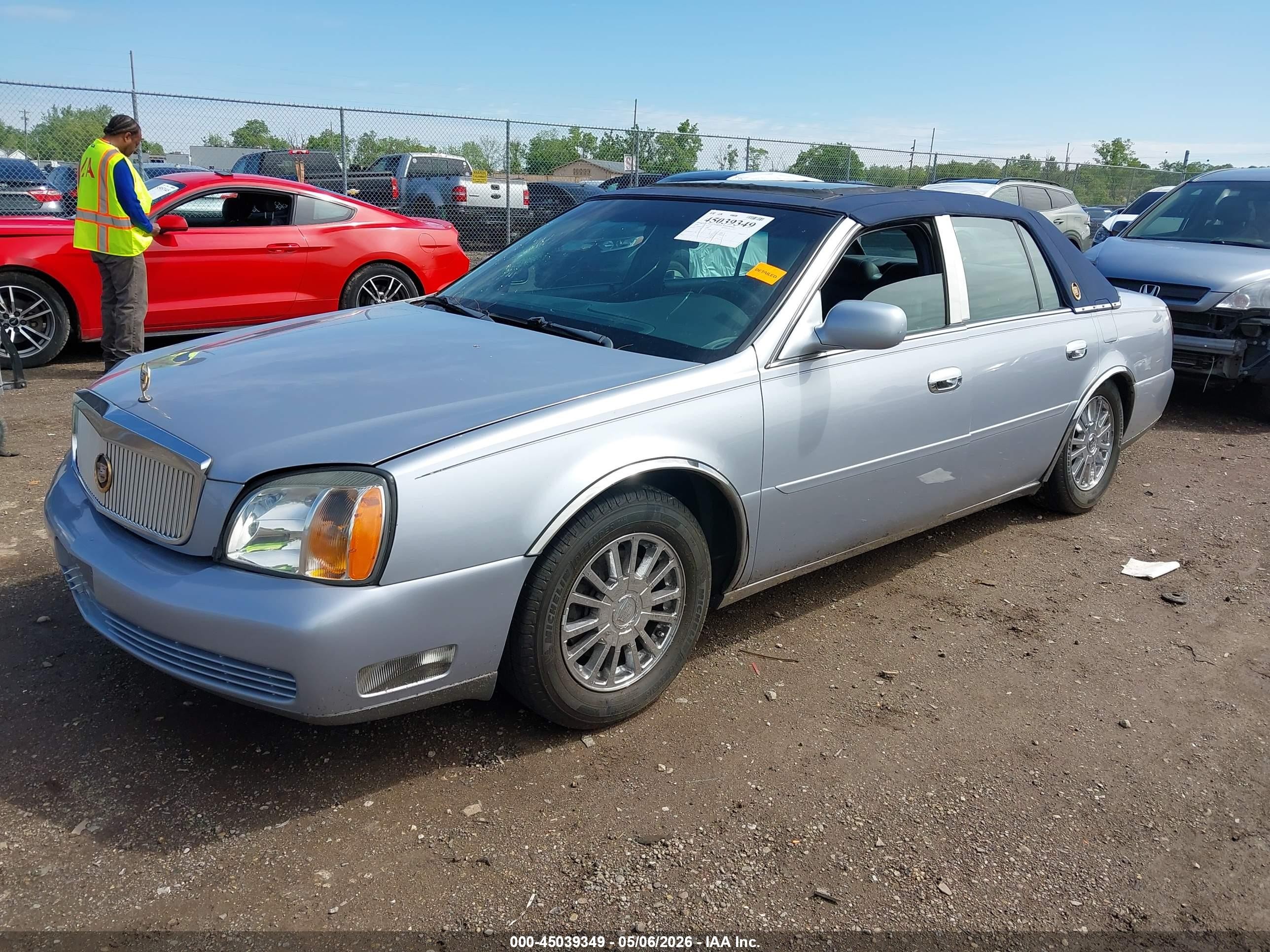 2004 Cadillac Deville Standard Silver vin: 1G6KD54Y44U249929