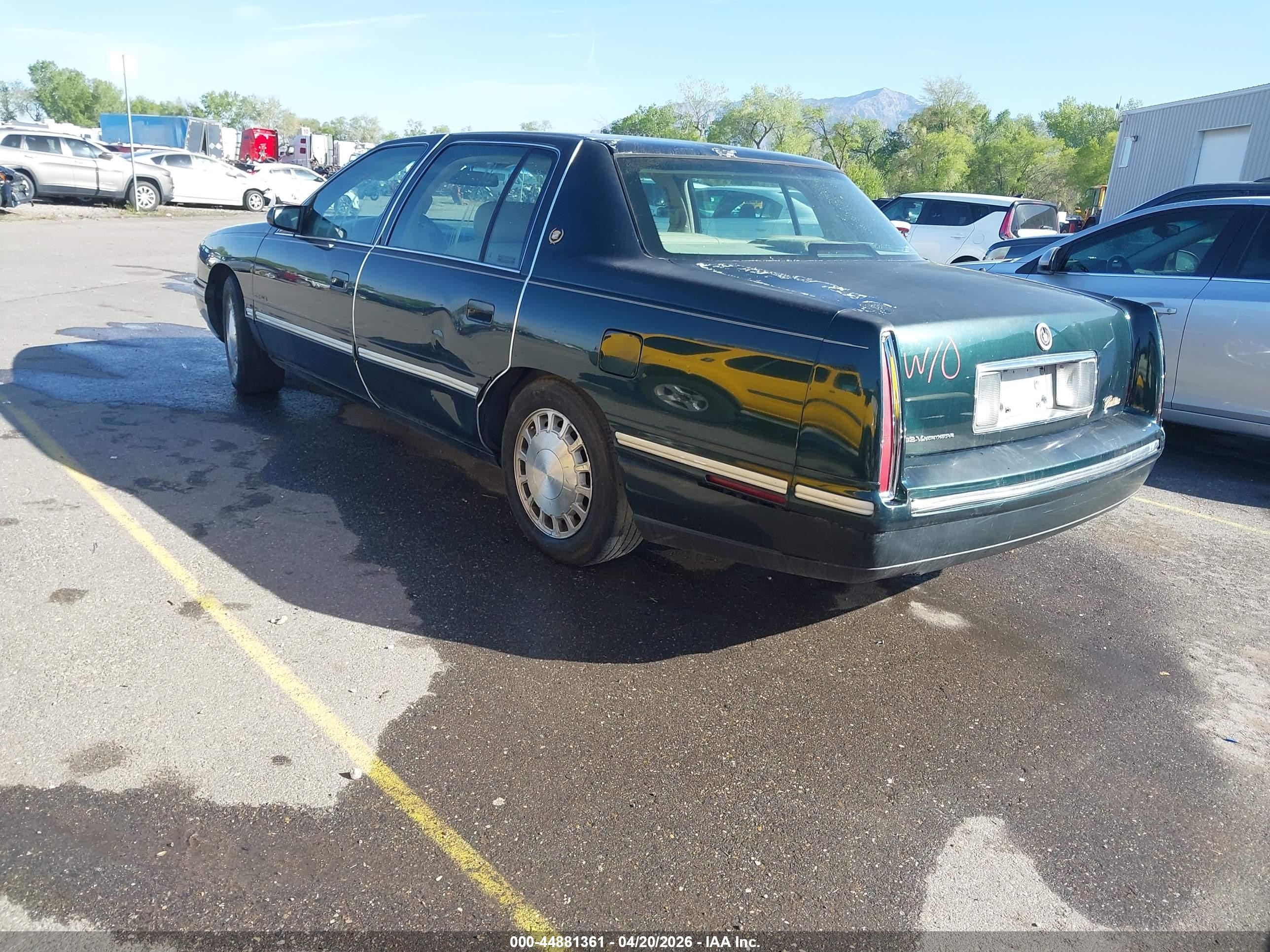1997 Cadillac Deville Standard Green vin: 1G6KD54Y4VU289798