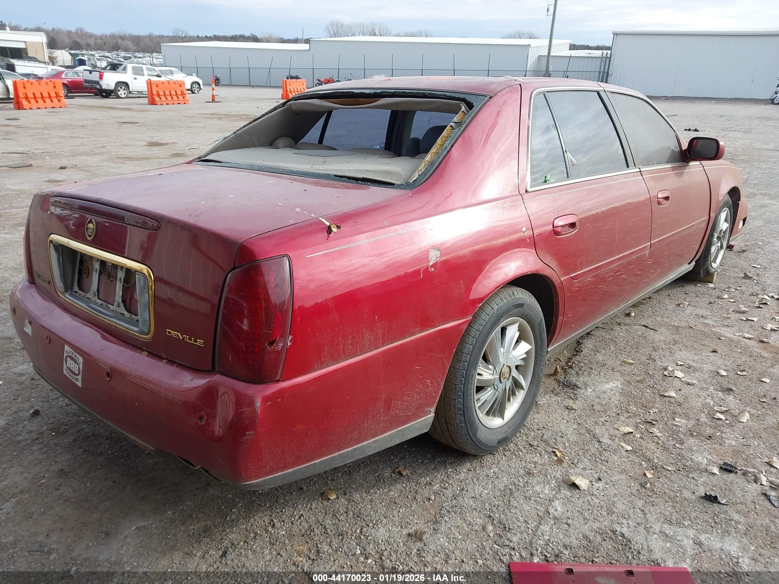 2000 Cadillac Deville Standard Red vin: 1G6KD54Y4YU267658