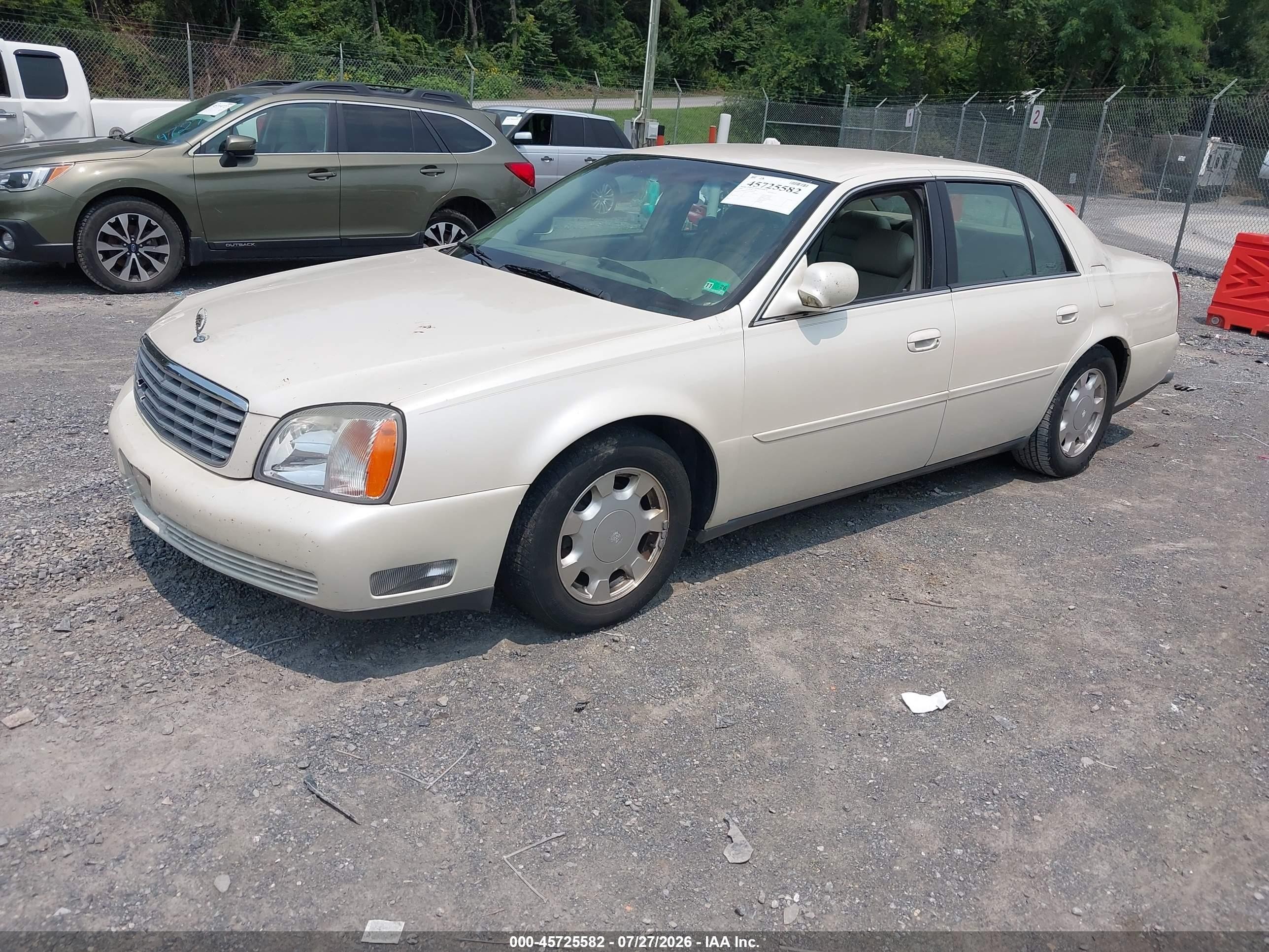 2000 Cadillac Deville Standard White vin: 1G6KD54Y4YU343797