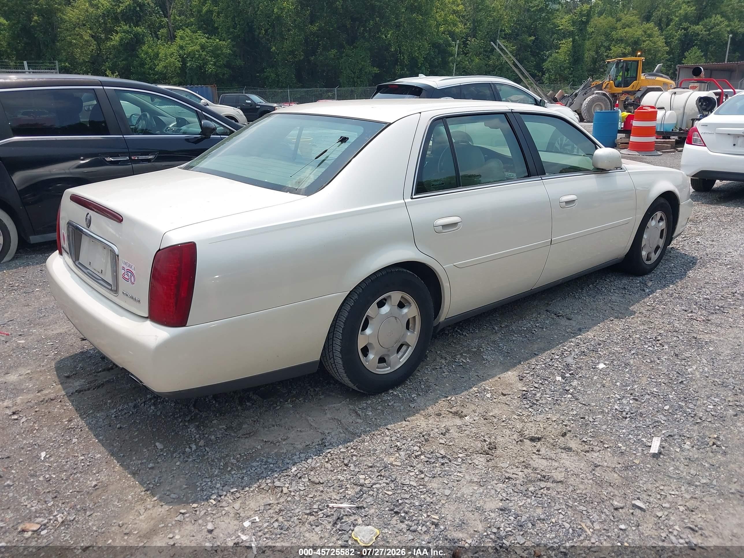 2000 Cadillac Deville Standard White vin: 1G6KD54Y4YU343797