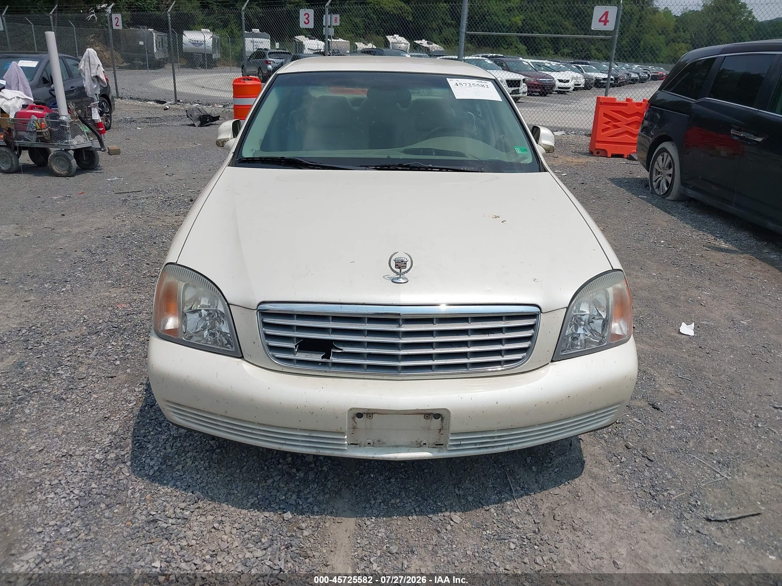 2000 Cadillac Deville Standard White vin: 1G6KD54Y4YU343797